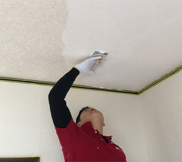 おそうじ革命の壁紙復元塗装