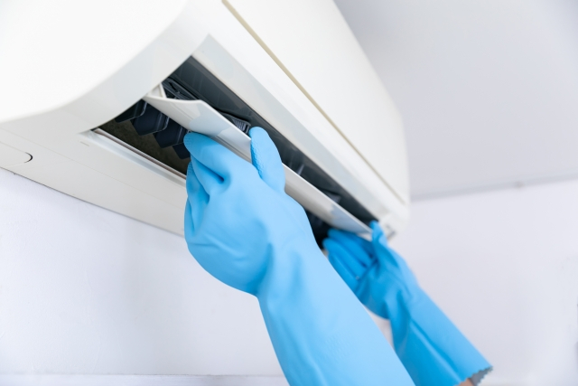 エアコンの吹き出し口掃除のイメージ