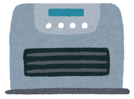 セラミックファンヒーターのお手入れ方法