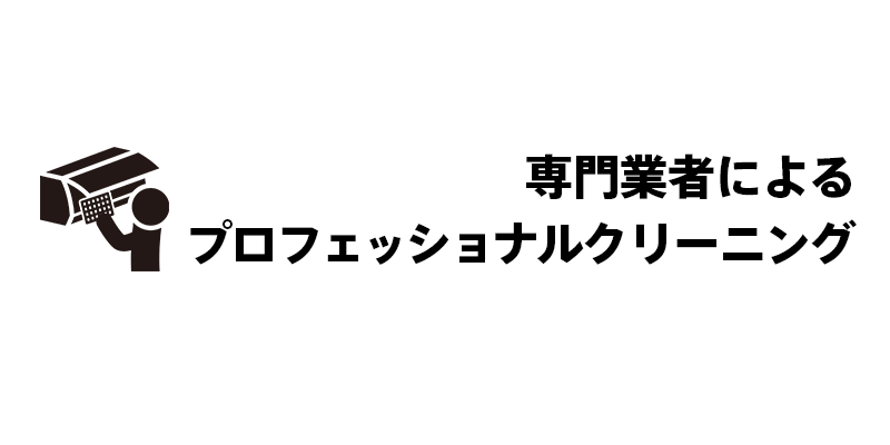 専門業者によるプロフェッショナルクリーニング