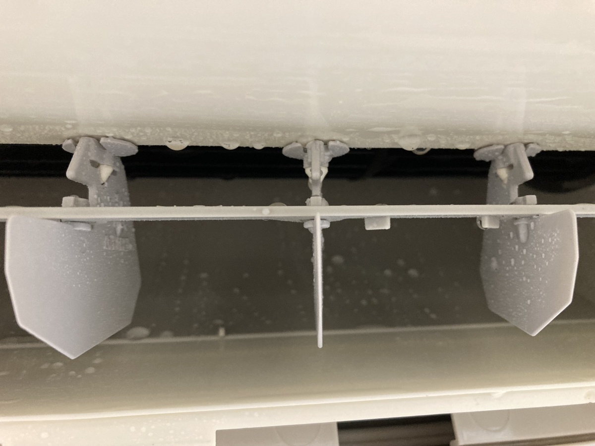 東京都三鷹市のお掃除機能付きエアコンの作業後2