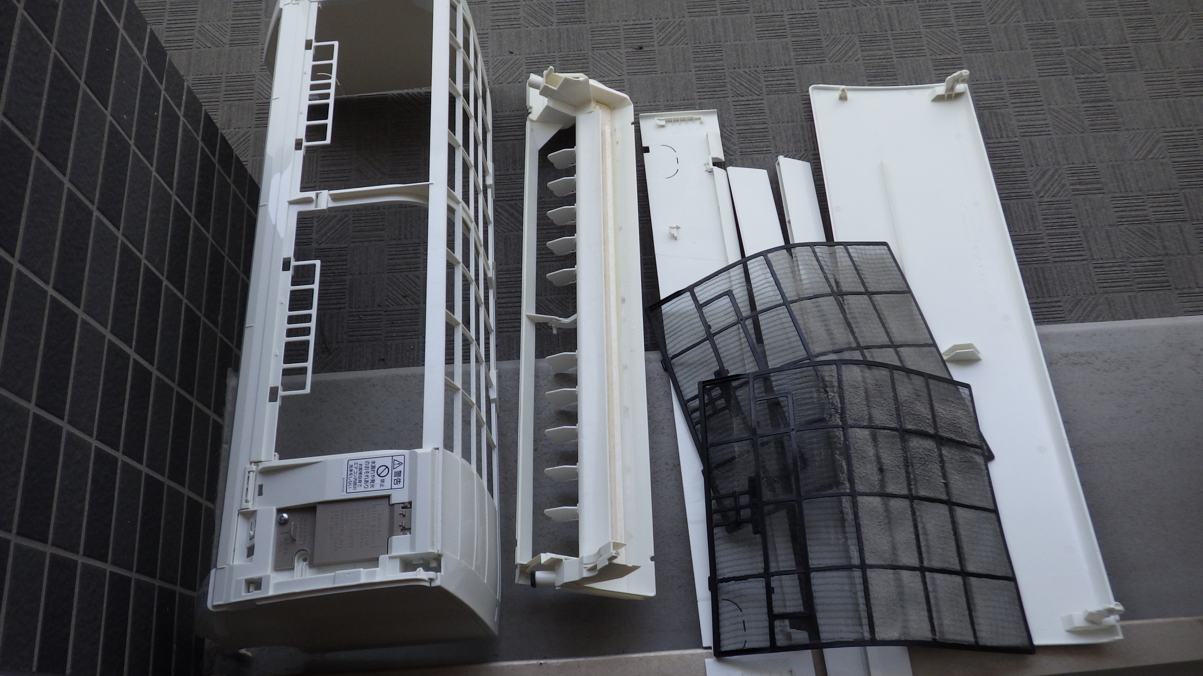 東京都品川区旗の台の壁掛けエアコンの作業後2