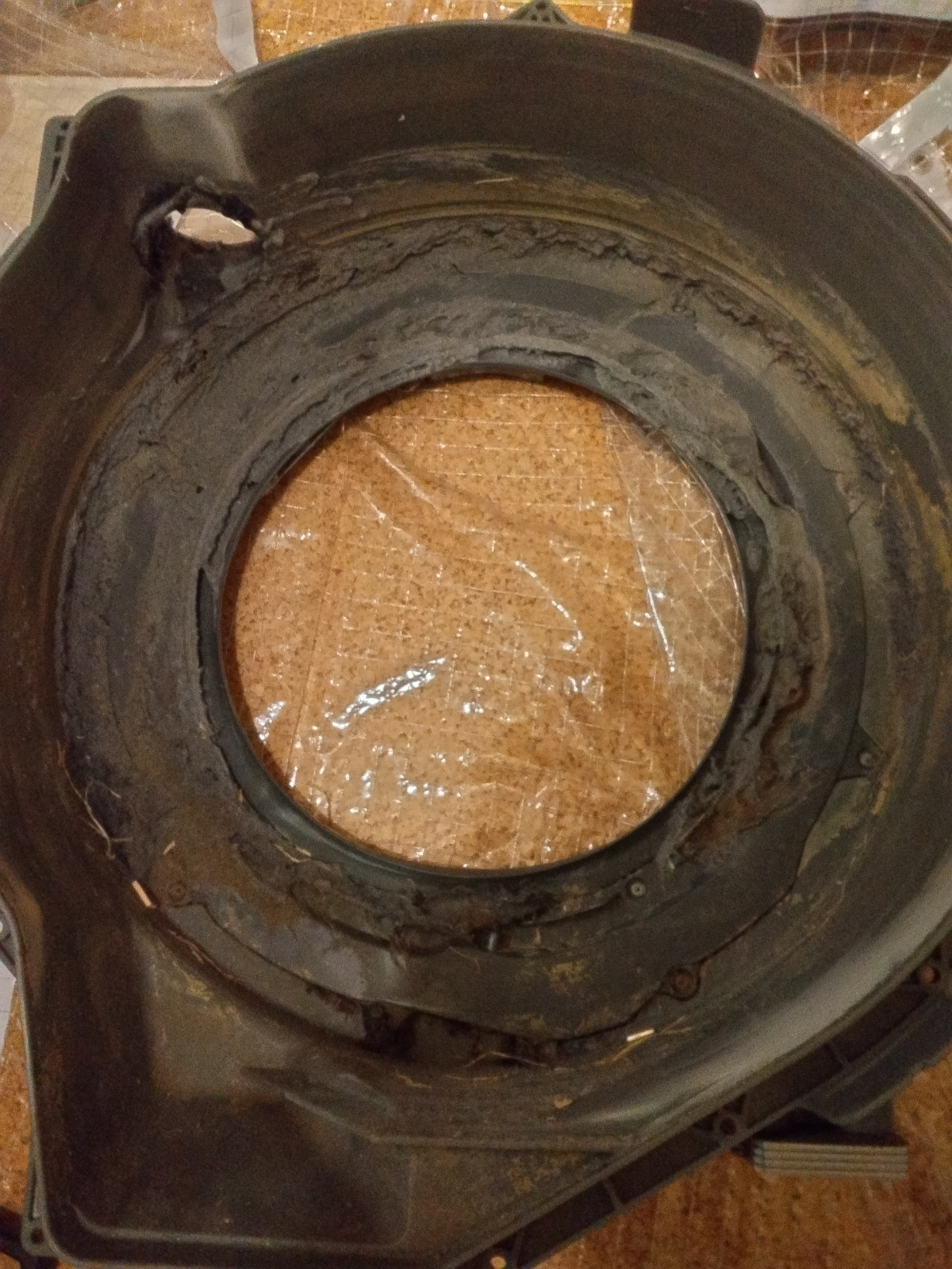 福島県いわき市の洗濯機分解クリーニングの作業前1