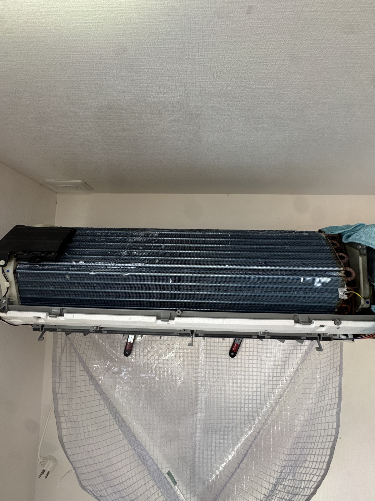 愛知県岡崎市のお掃除機能付きエアコンの作業後1