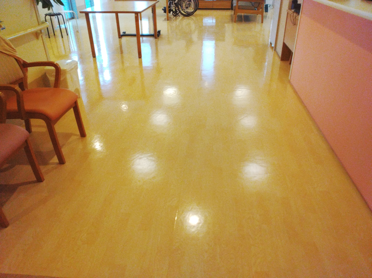 鹿児島県鹿児島市の施設・店舗向けコーティングの作業後1