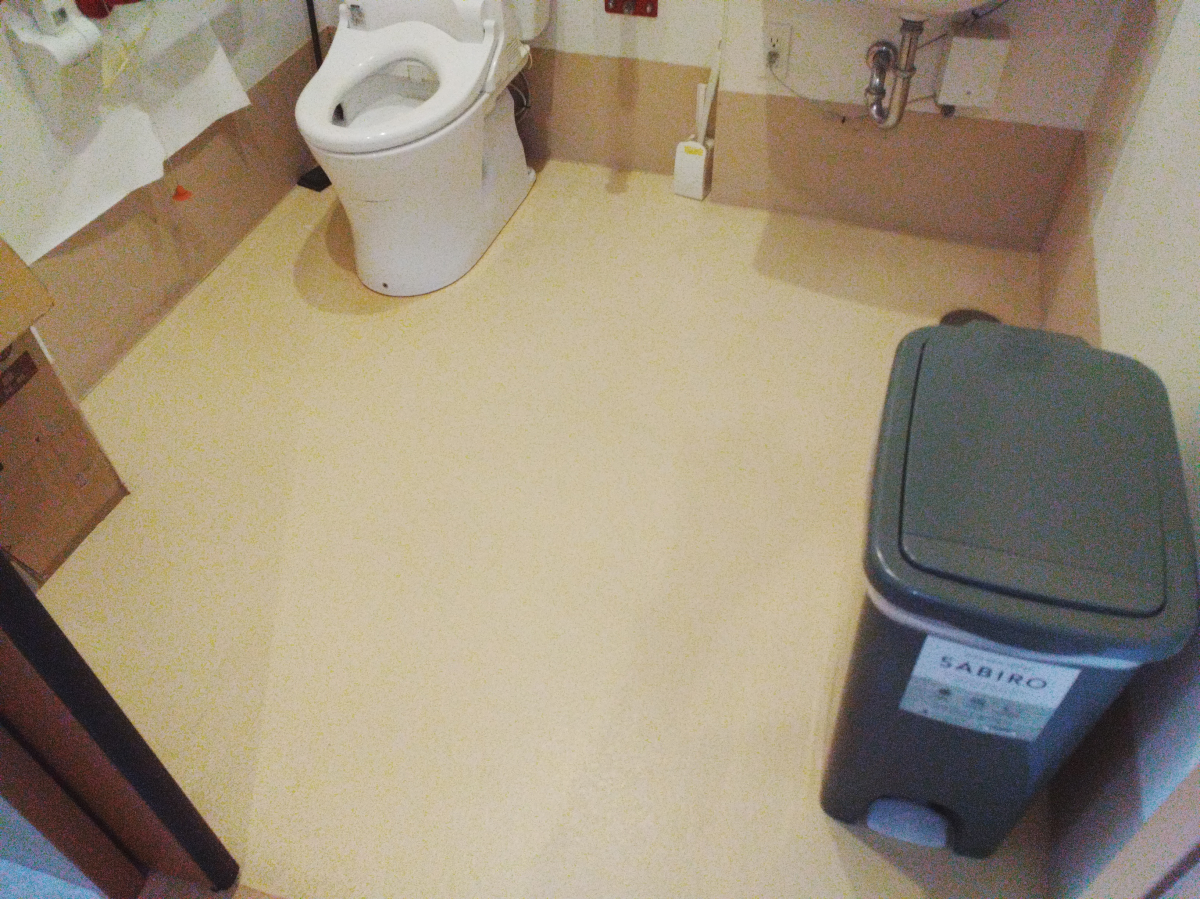 鹿児島県鹿児島市の施設・店舗向けコーティングの作業前3