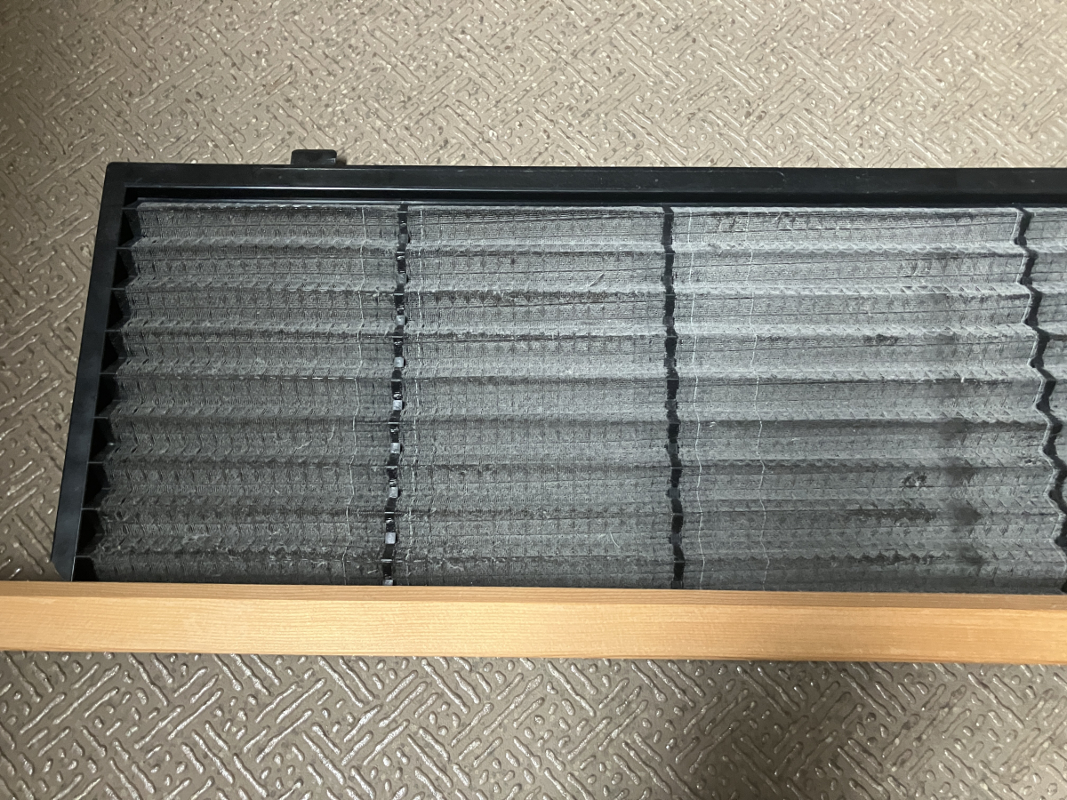 神奈川県川崎市多摩区枡形の家庭用天井埋め込みエアコンの作業前1