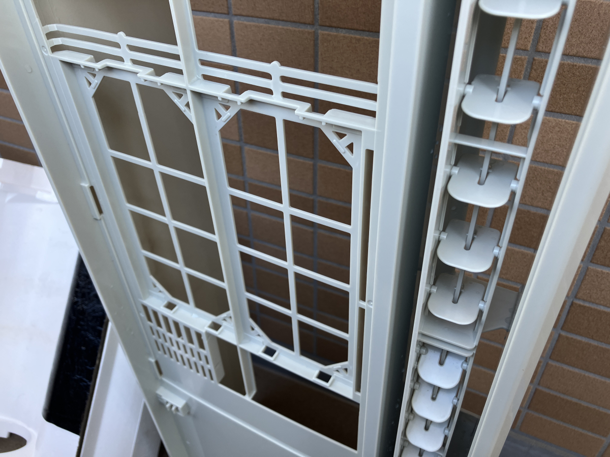 神奈川県川崎市高津区の壁埋め込みエアコンの作業後1