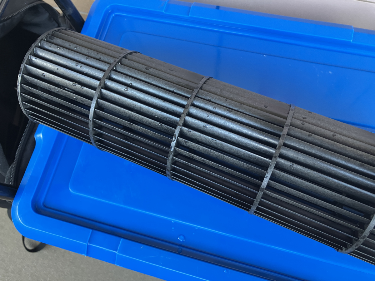 神奈川県川崎市高津区の壁埋め込みエアコンの作業後3