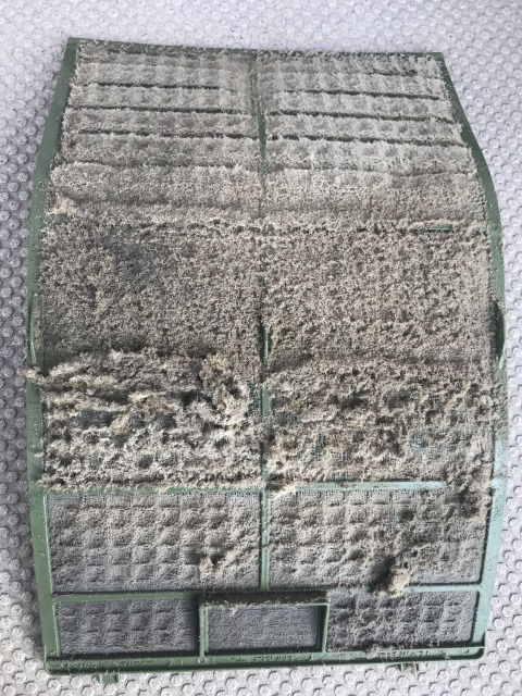 茨城県つくばみらい市の壁掛けエアコンの作業前1