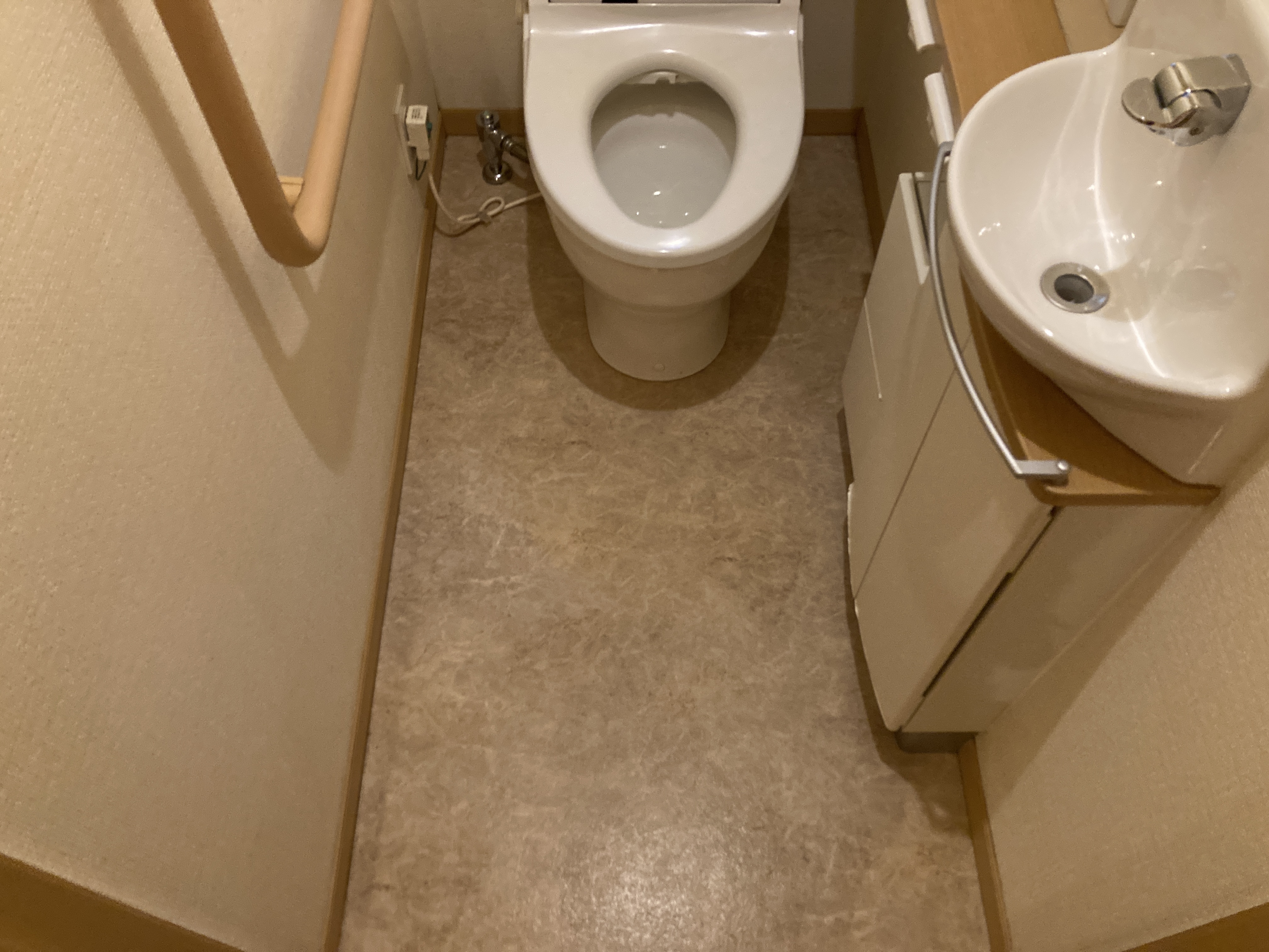 京都府京都市北区西賀茂水垣町のトイレクリーニングの作業後1