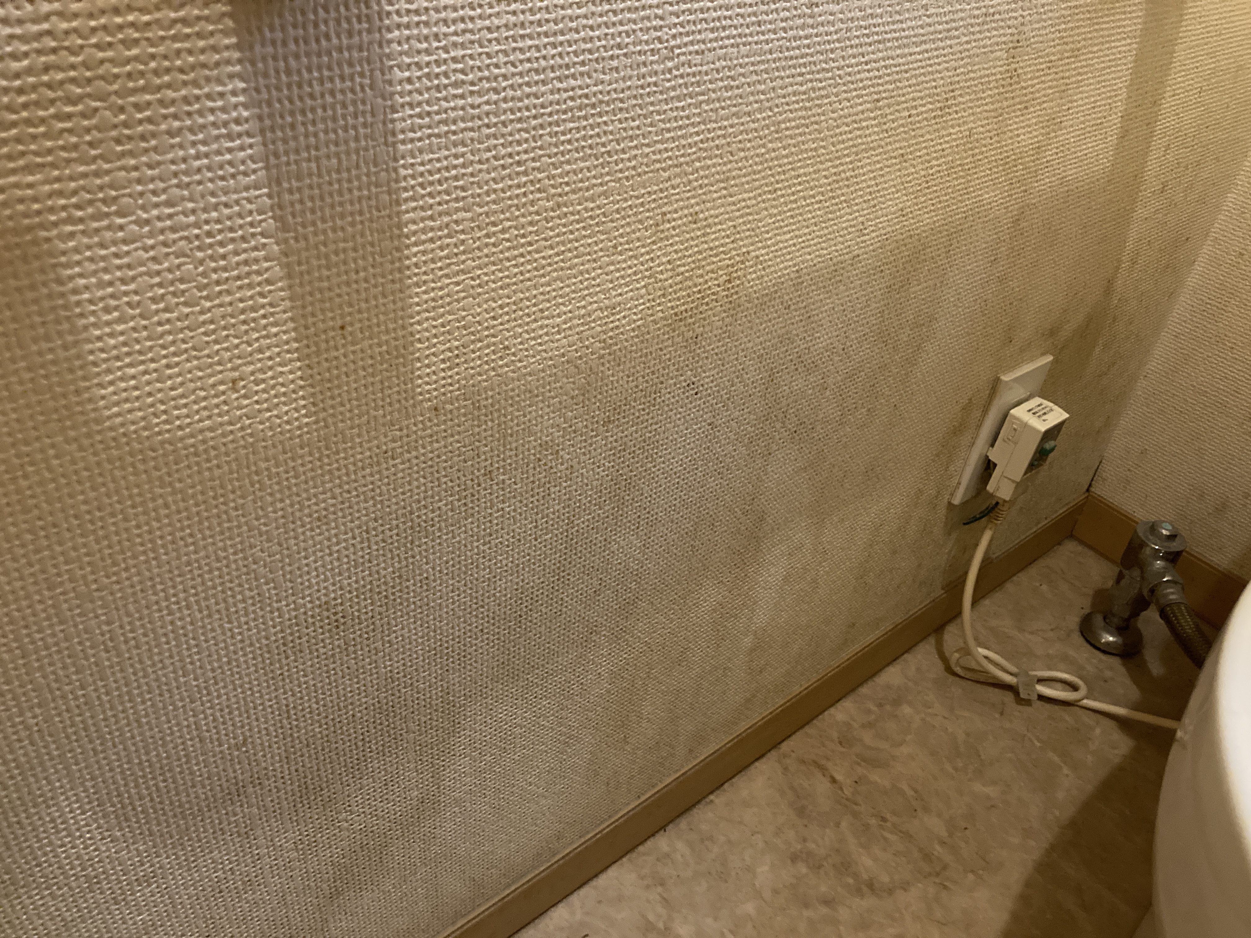 京都府京都市北区西賀茂水垣町のトイレクリーニングの作業前2