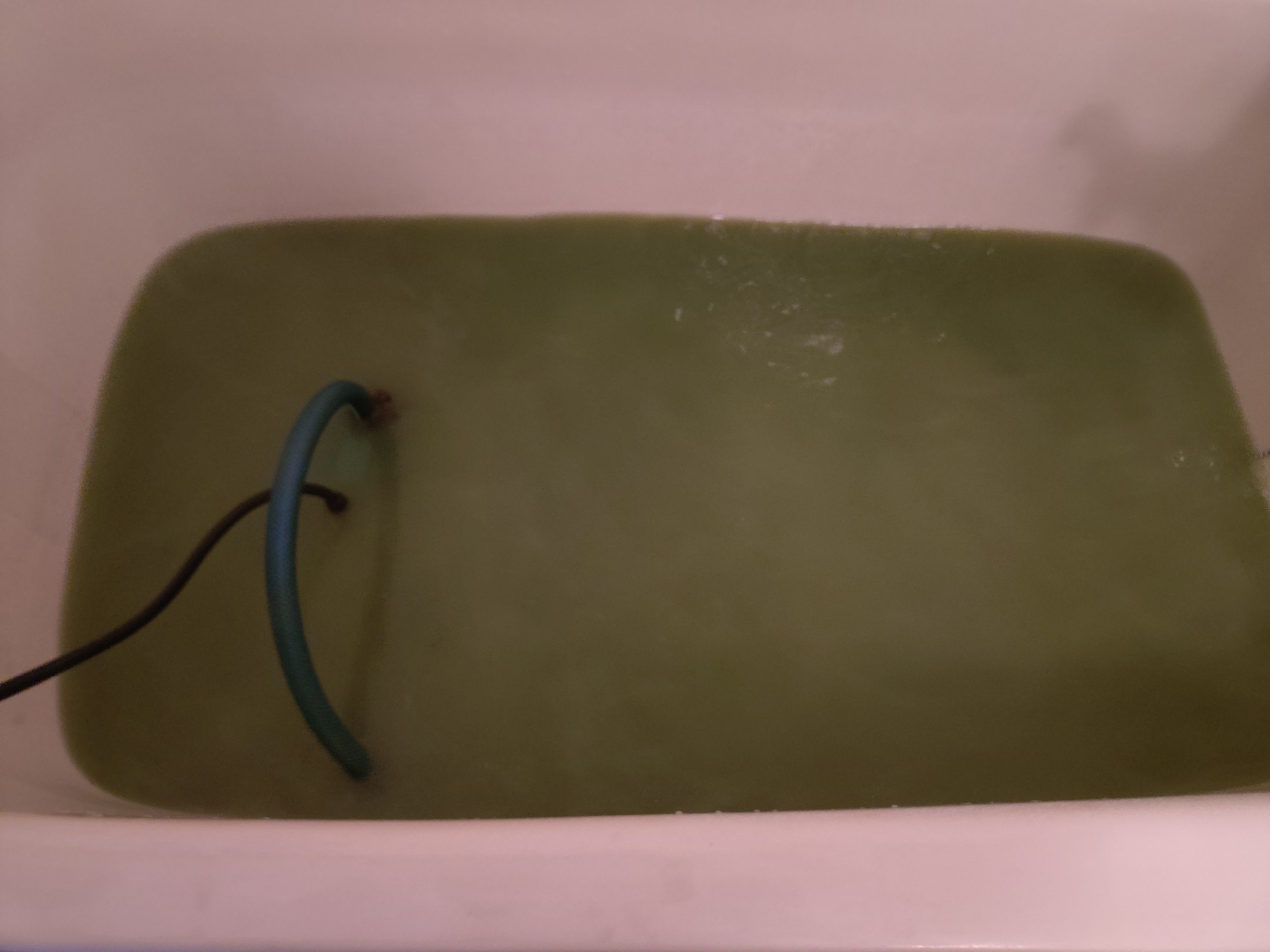 東京都府中市の追い焚き配管除菌洗浄の作業後1