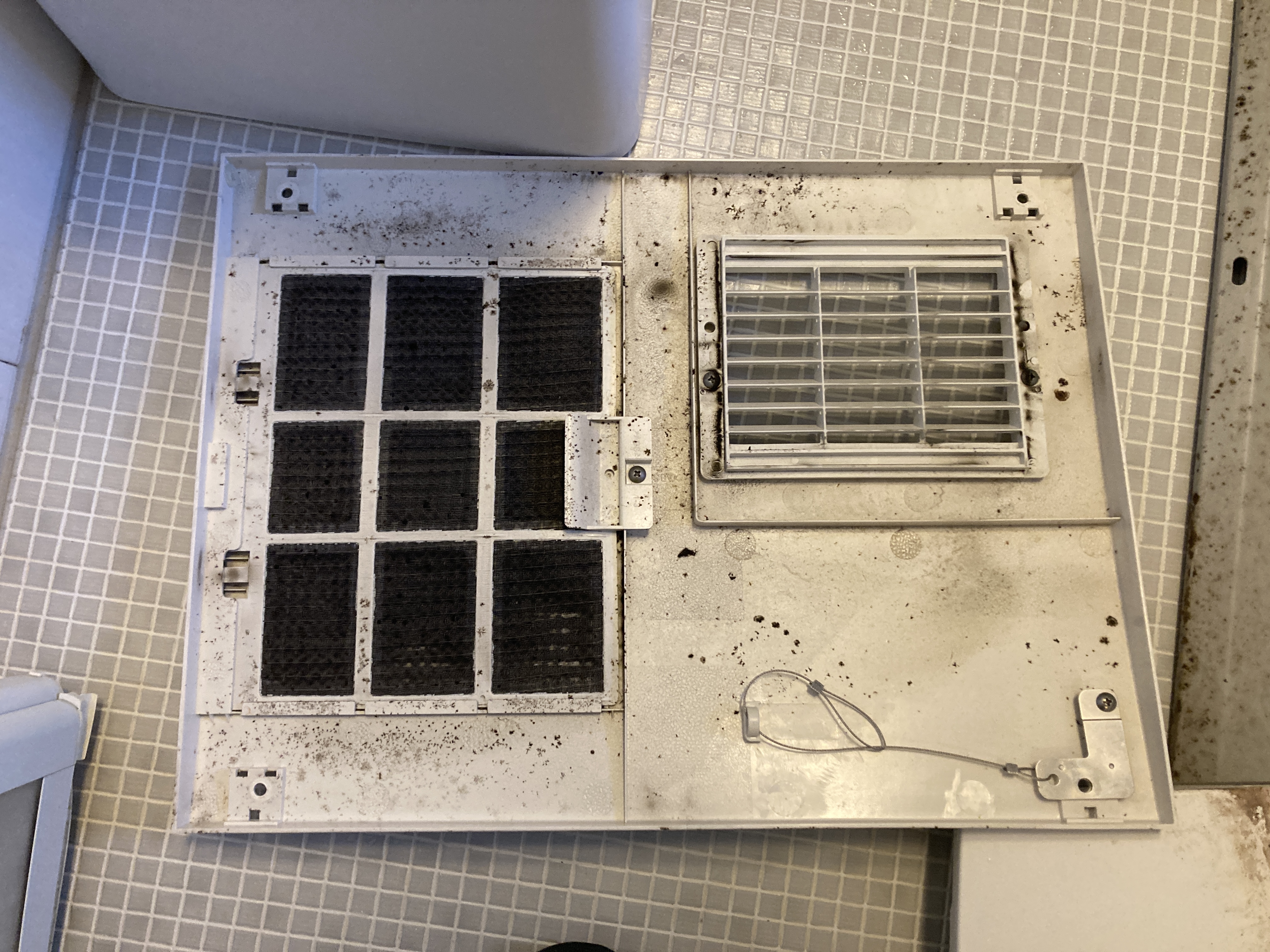 京都府京都市左京区岡崎東福ノ川町の浴室・お風呂クリーニングの作業前1