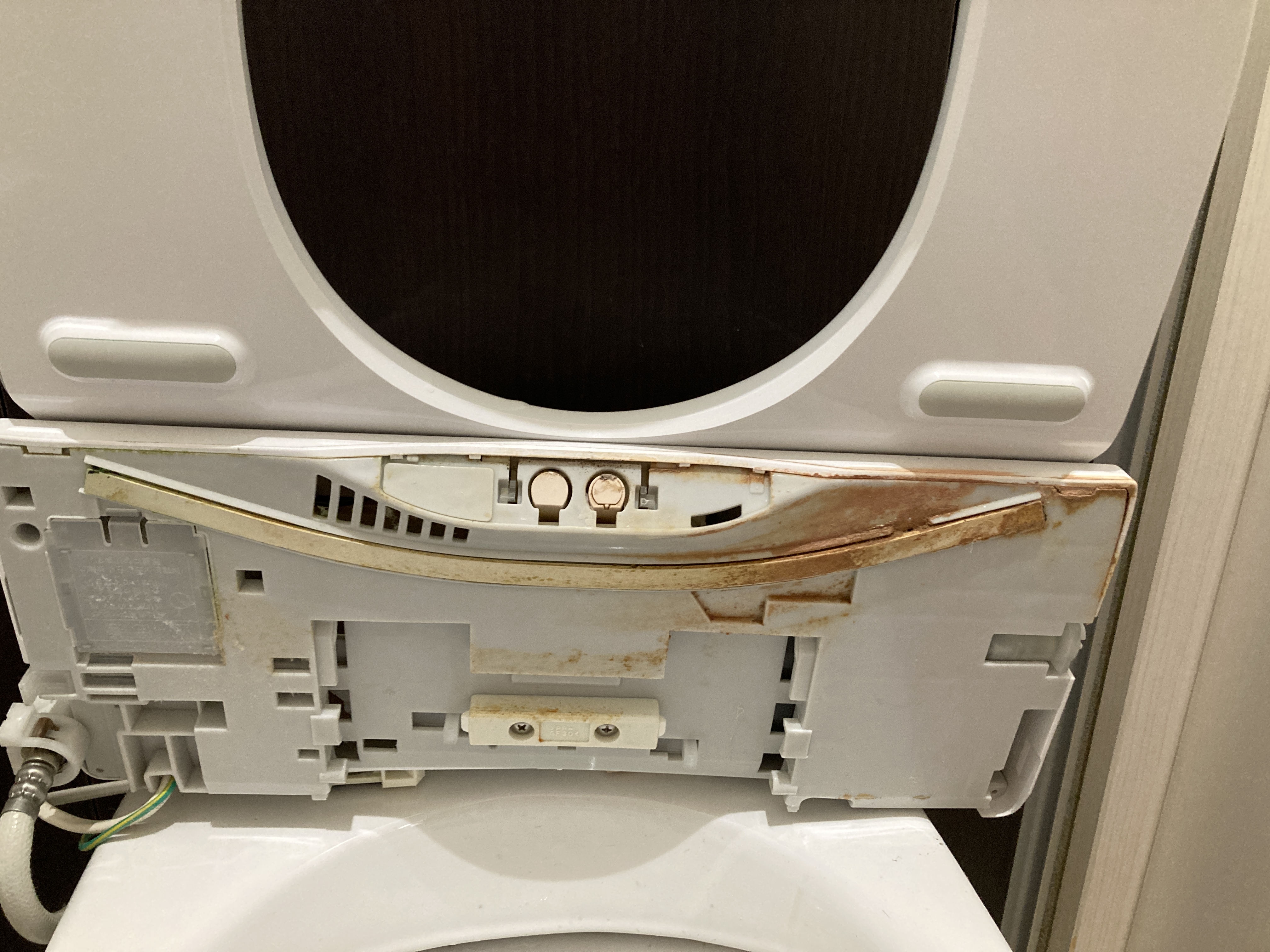 京都府京都市下京区西七条東石ケ坪町のトイレクリーニングの作業前1