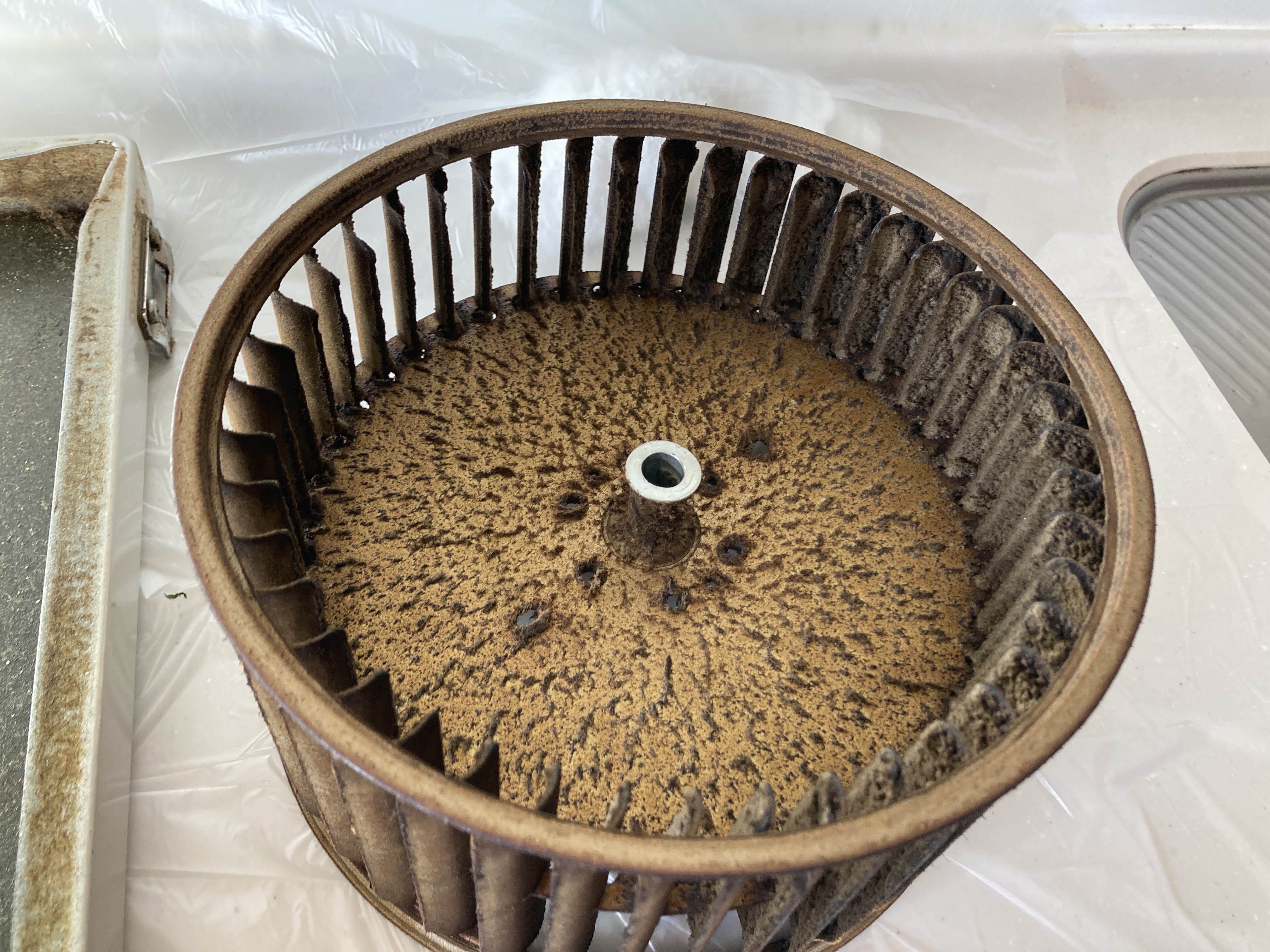 京都府京都市伏見区深草兜山町のレンジフードクリーニングの作業前3