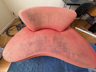 茨城県ひたちなか市のソファクリーニングの作業前1