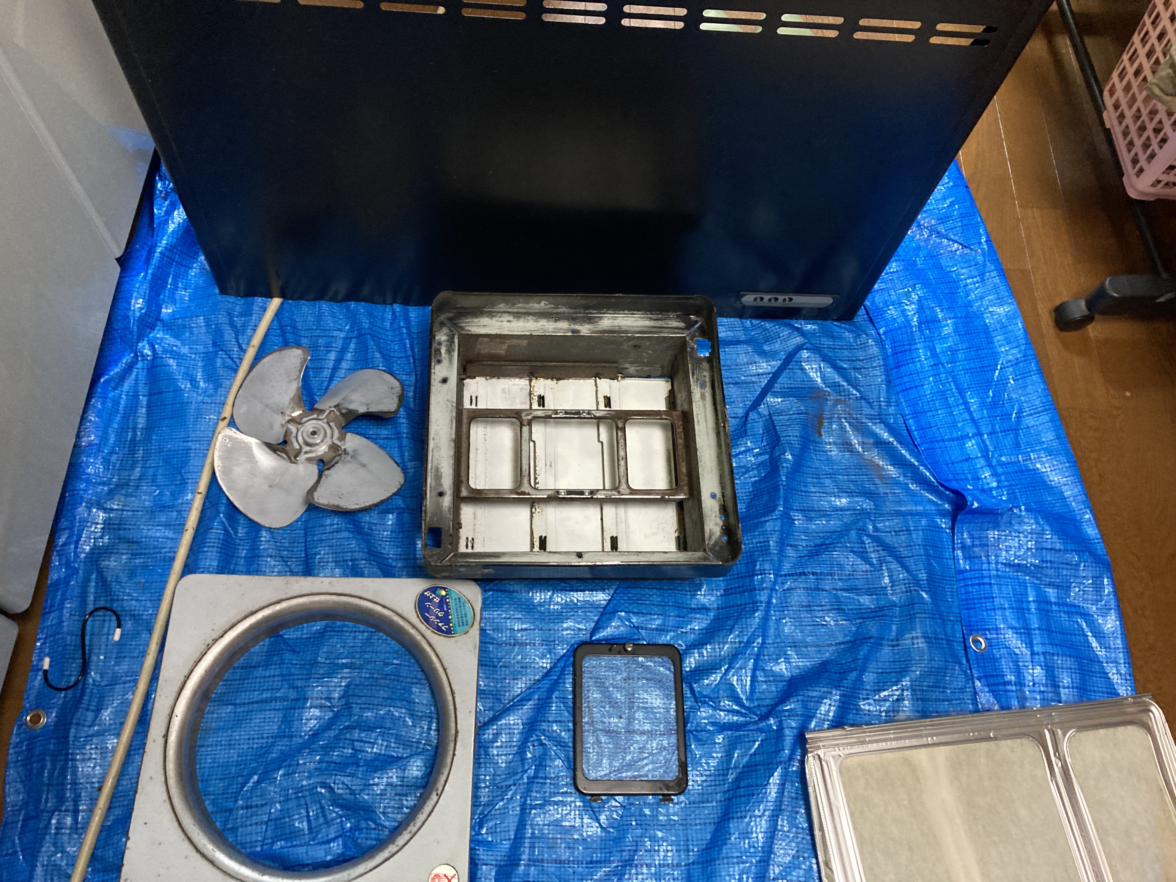 京都府京都市左京区鹿ケ谷西寺ノ前町のレンジフードクリーニングの作業後1