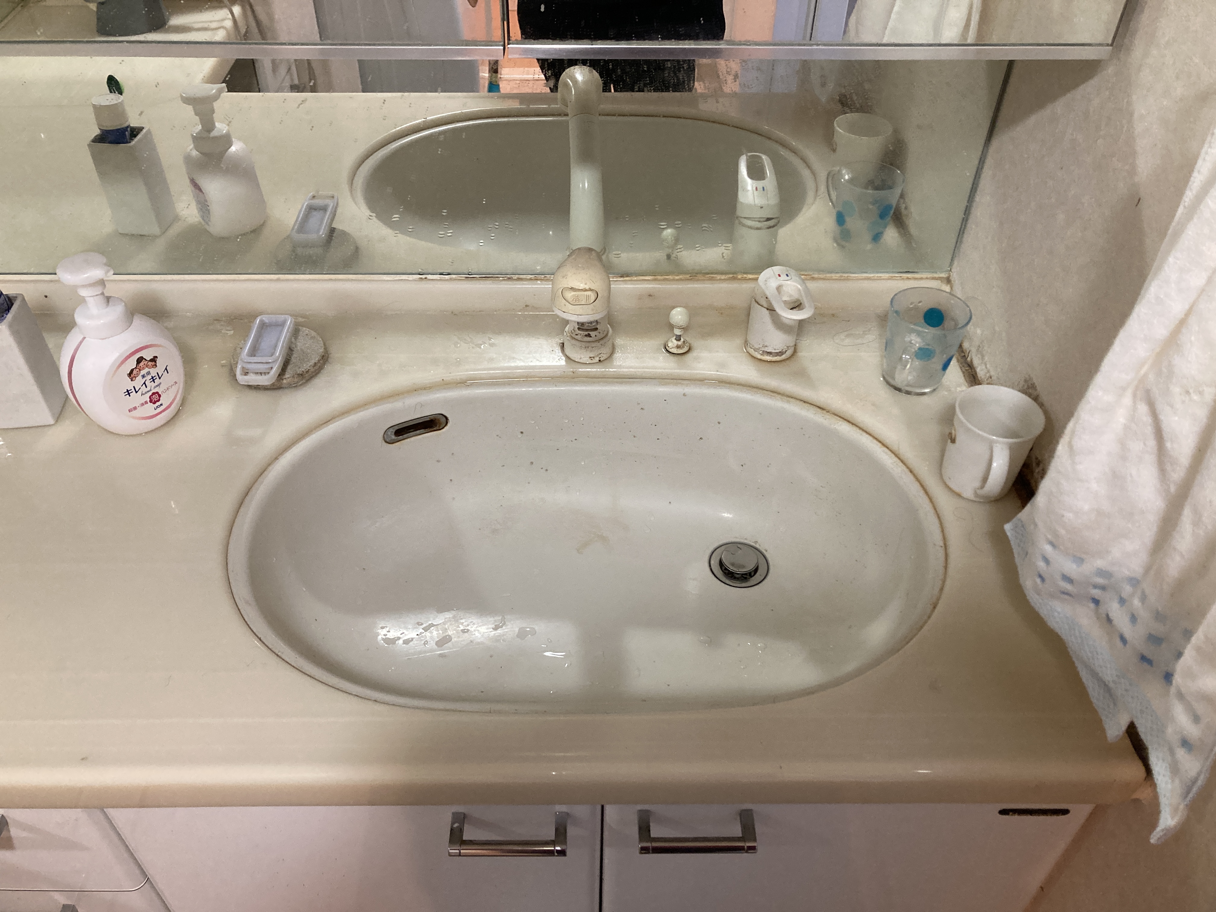 京都府京都市上京区元妙蓮寺町のトイレクリーニングの作業前2