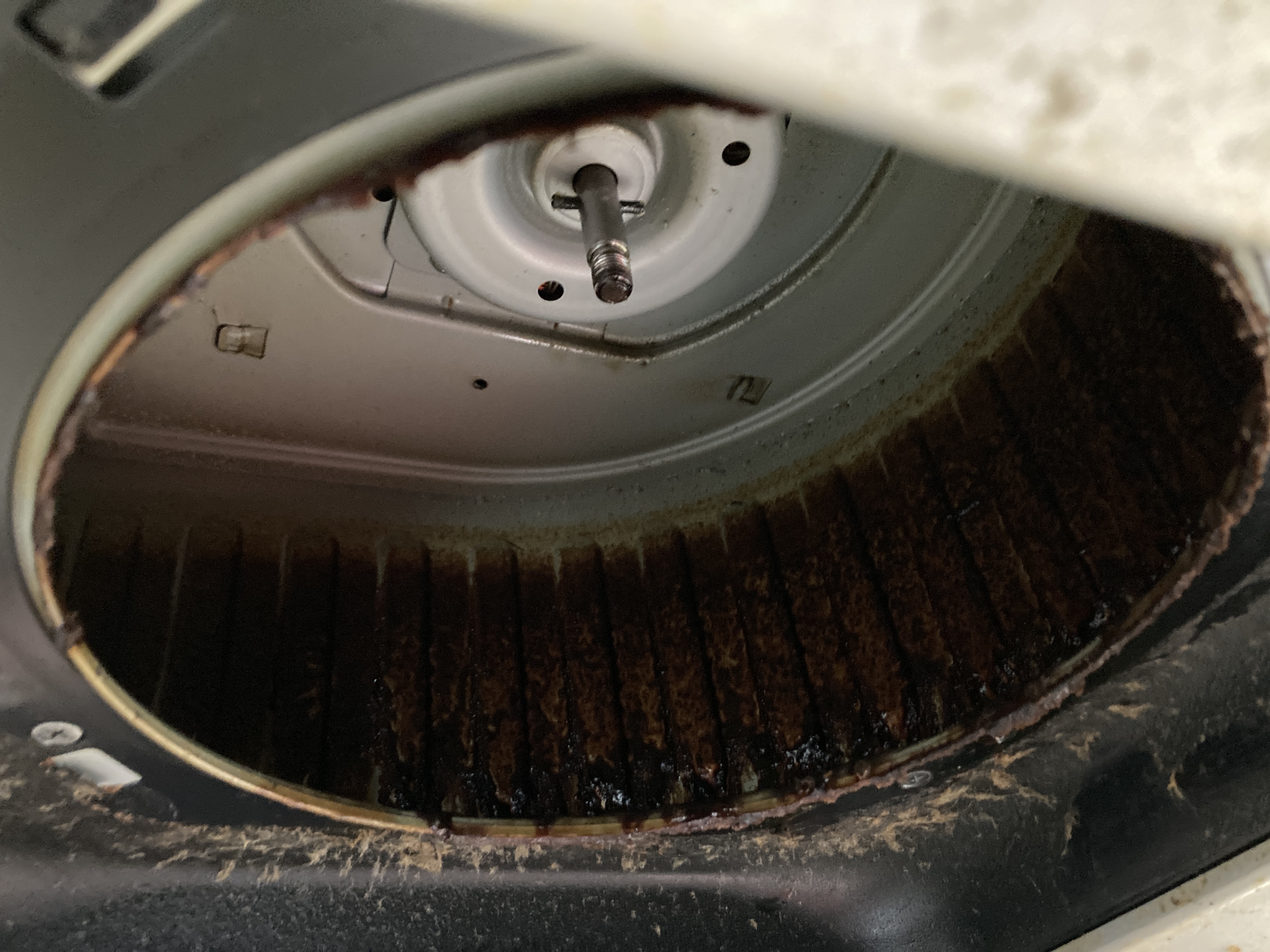 京都府京都市山科区西野様子見町のレンジフードクリーニングの作業前2