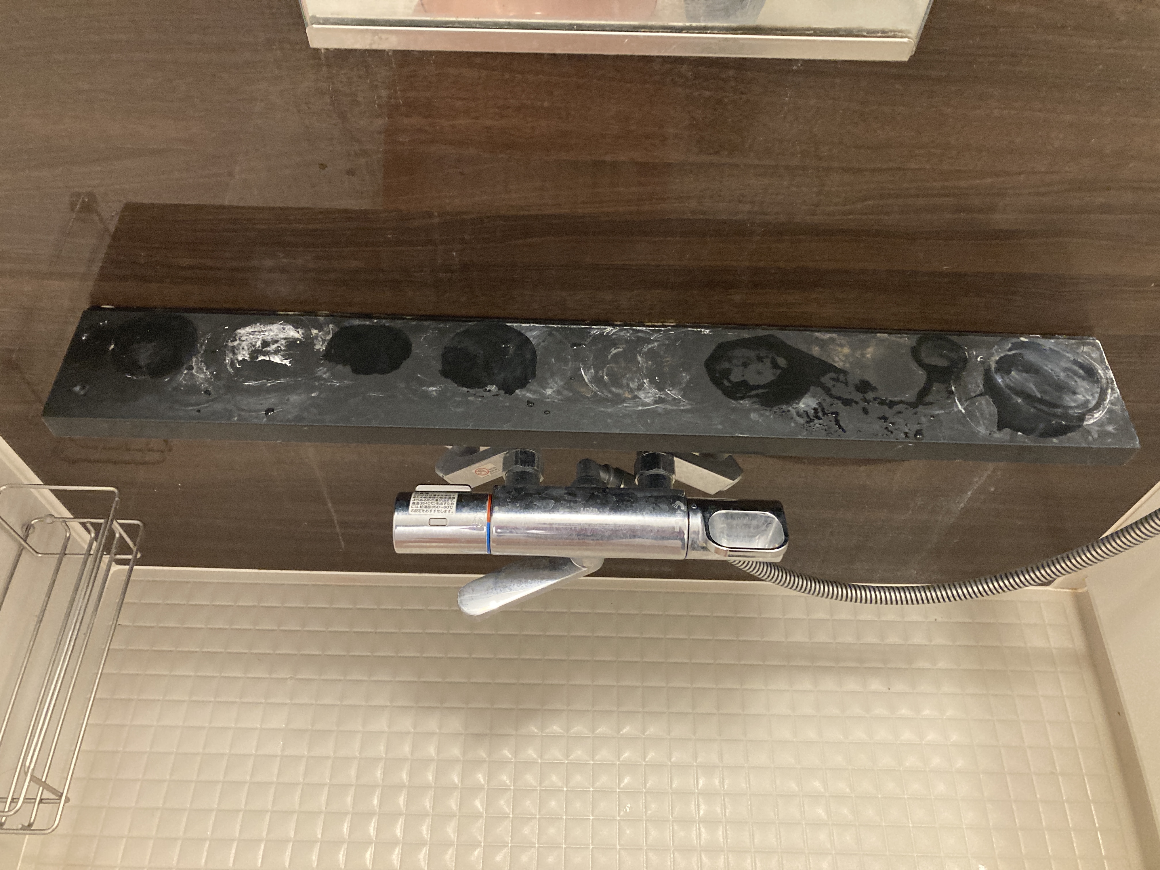 京都府京都市上京区下横町の浴室・お風呂クリーニングの作業前2