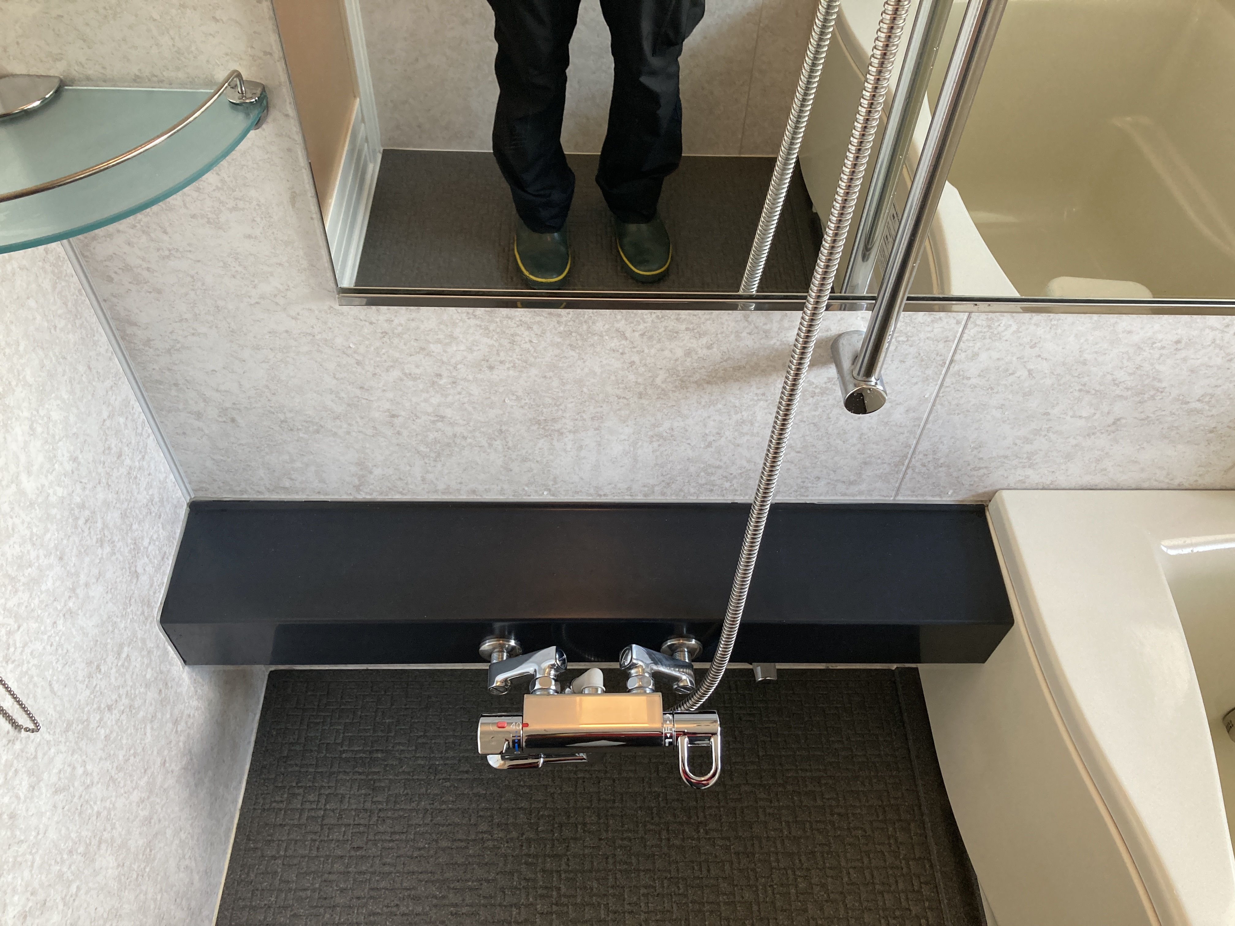 京都府京都市下京区悪王子町の浴室・お風呂クリーニングの作業後1