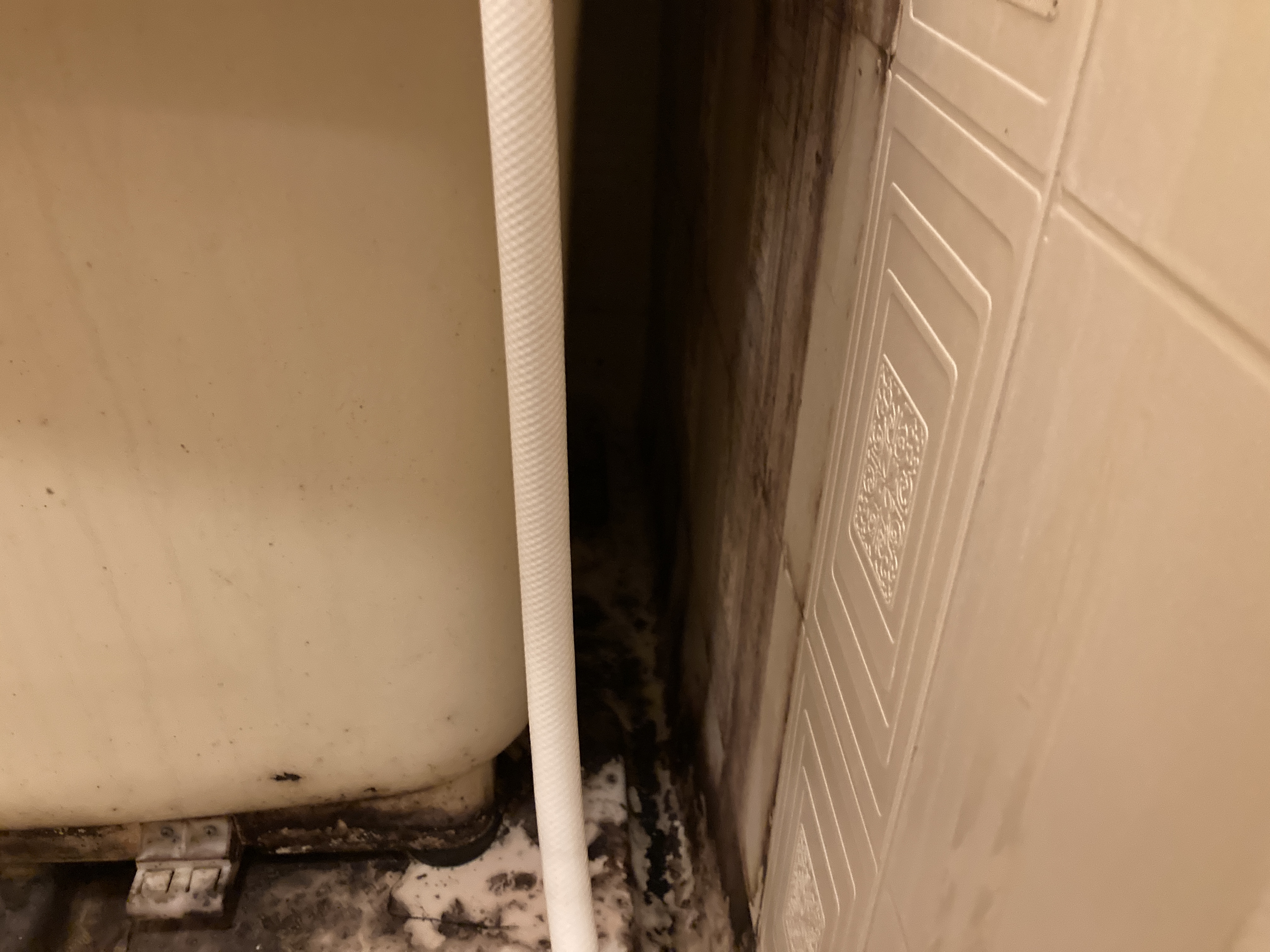 京都府向日市寺戸町七ノ坪の浴室・お風呂クリーニングの作業前1