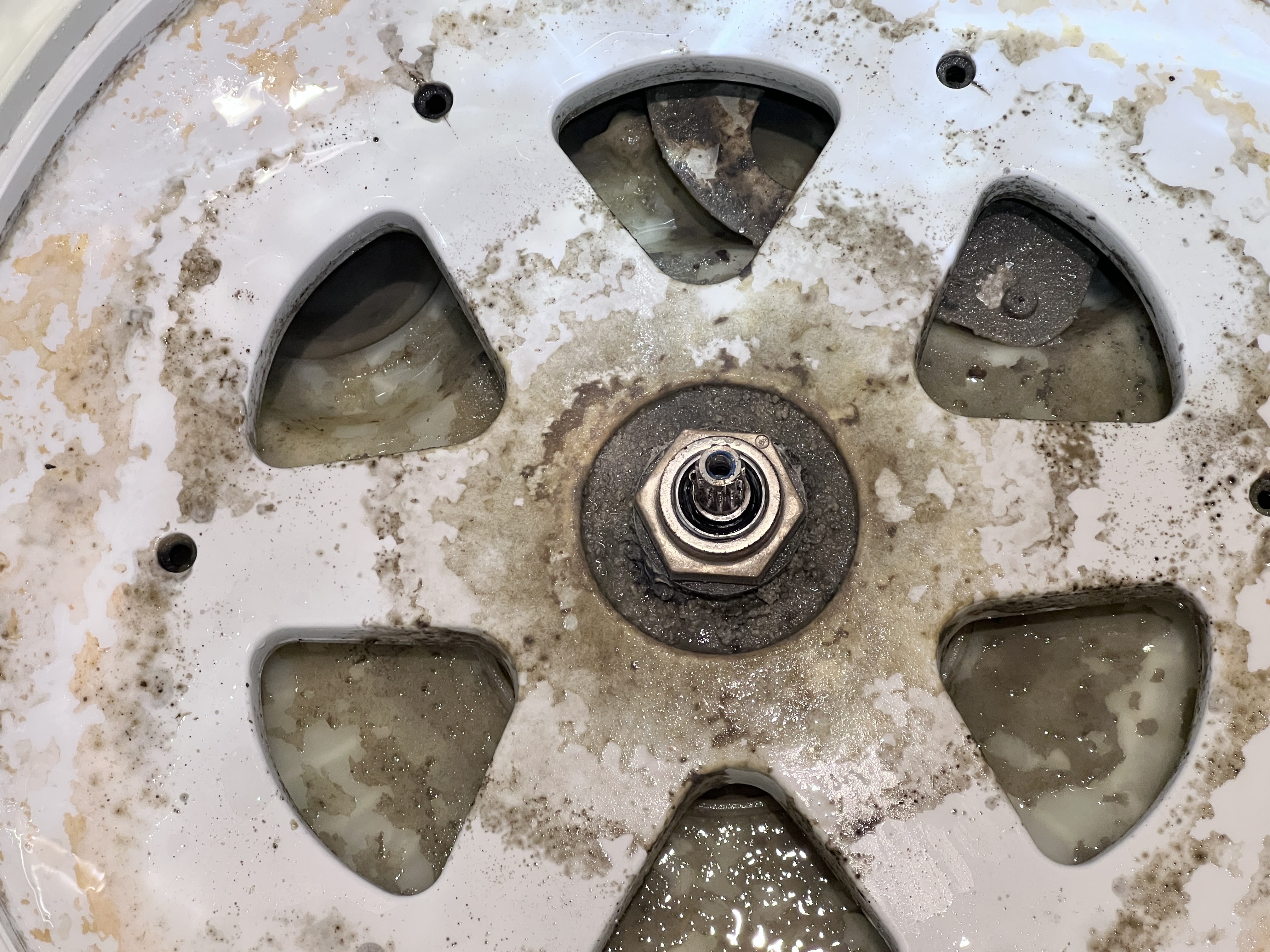 千葉県印西市印西市の洗濯機分解クリーニングの作業前2