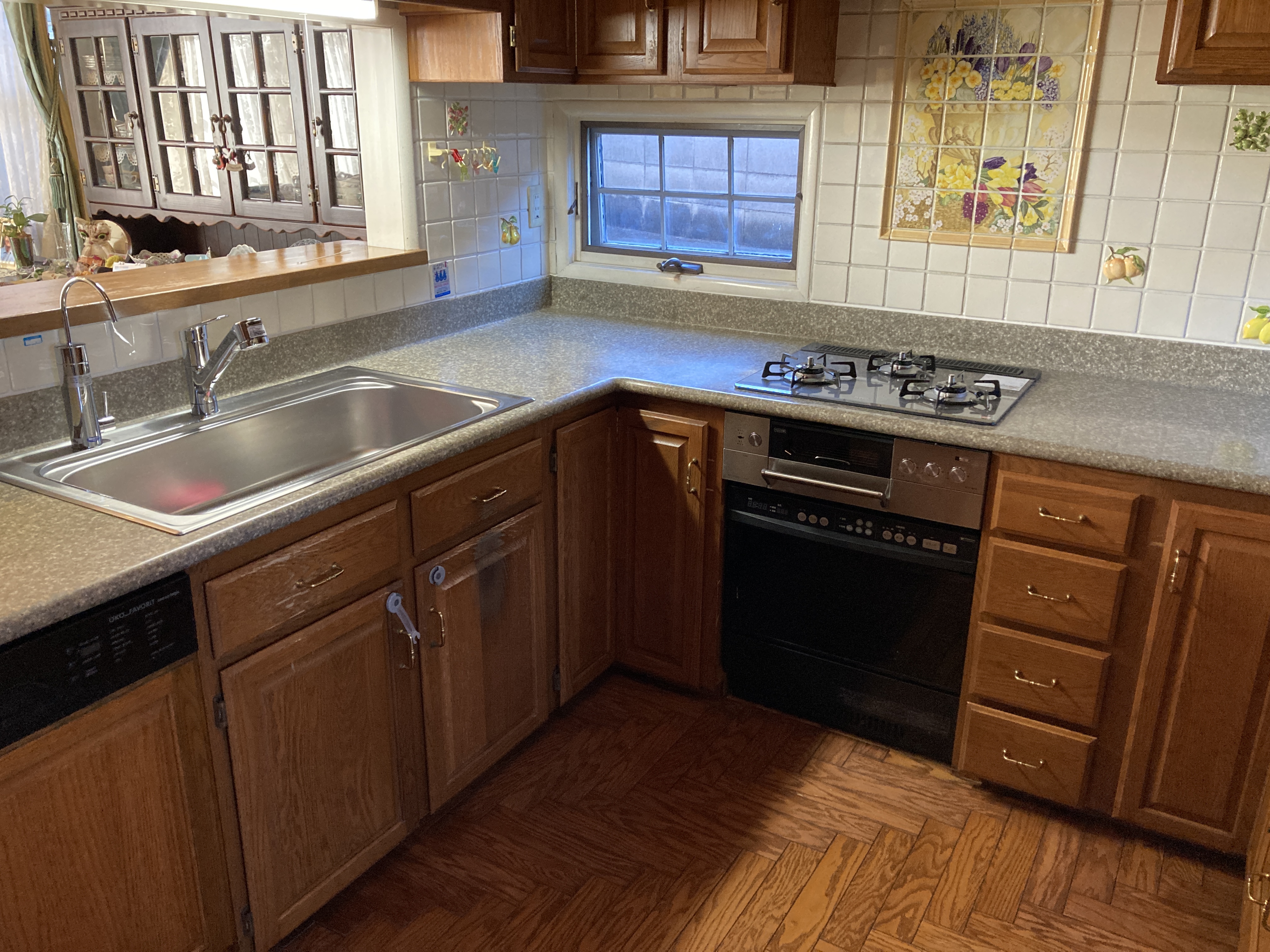 京都府京都市右京区宇多野柴橋町のキッチンクリーニングの作業後2