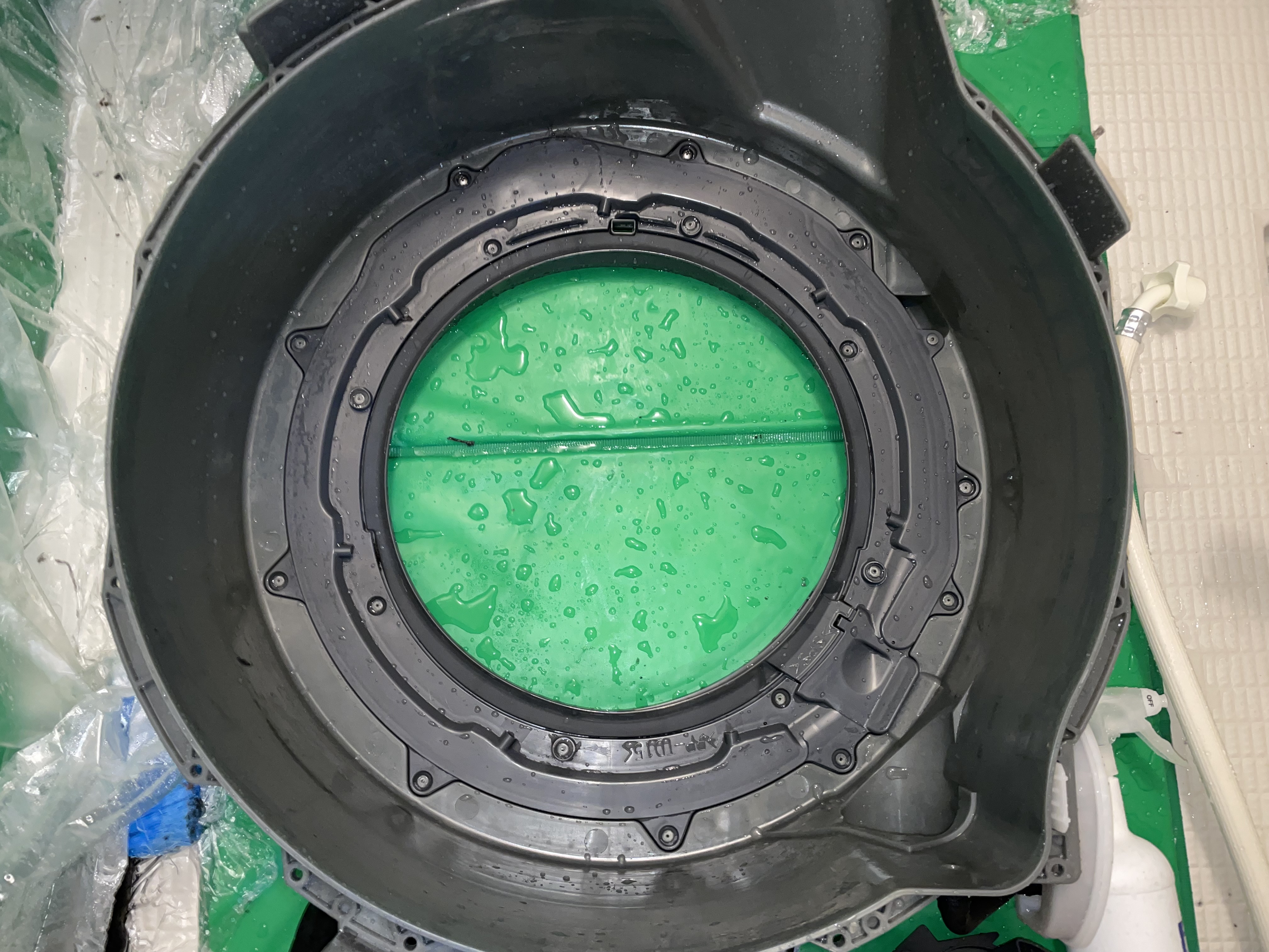 愛知県名古屋市東区の洗濯機分解クリーニングの作業後1