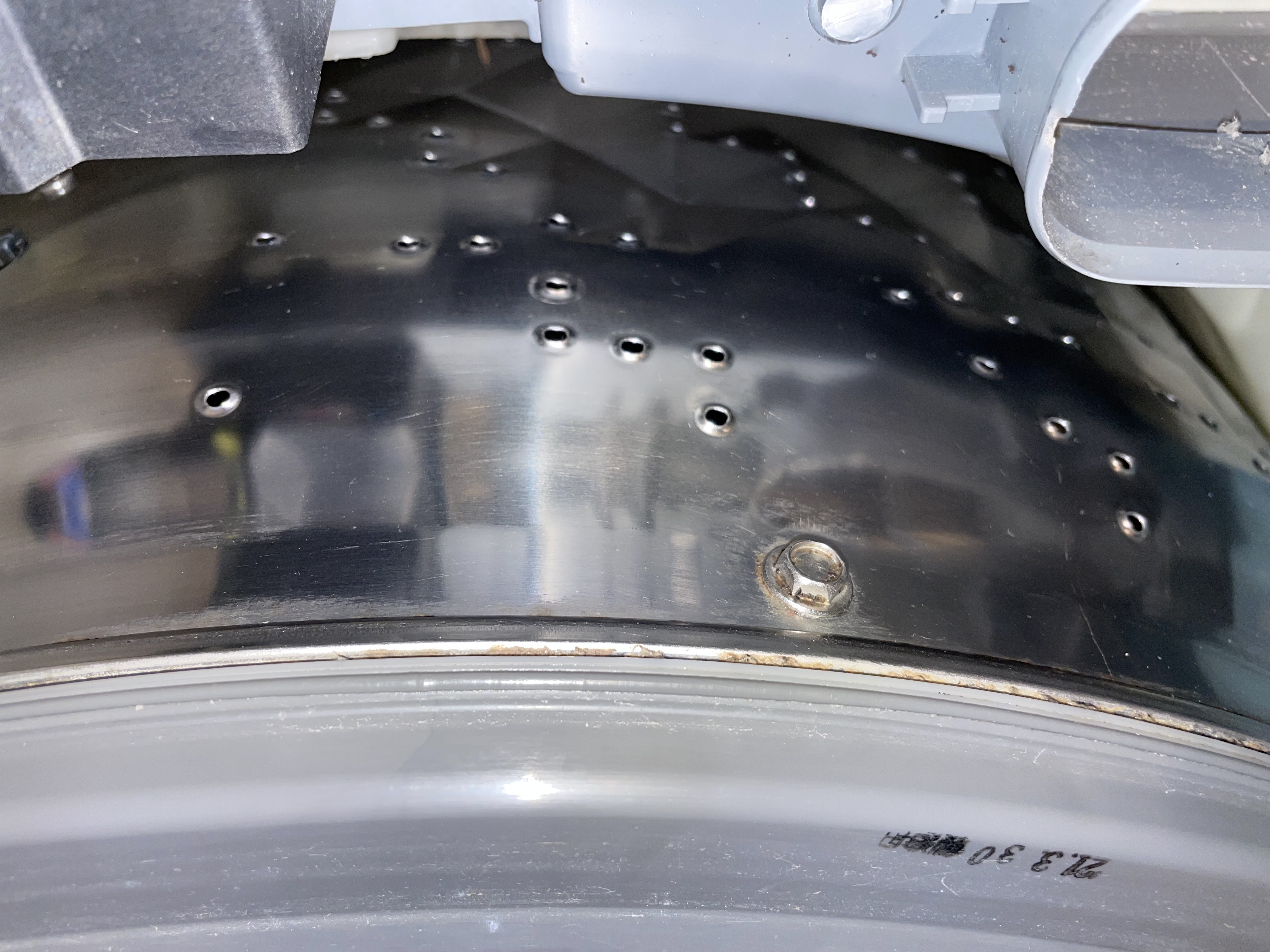 愛知県長久手市の洗濯機分解クリーニングの作業後2