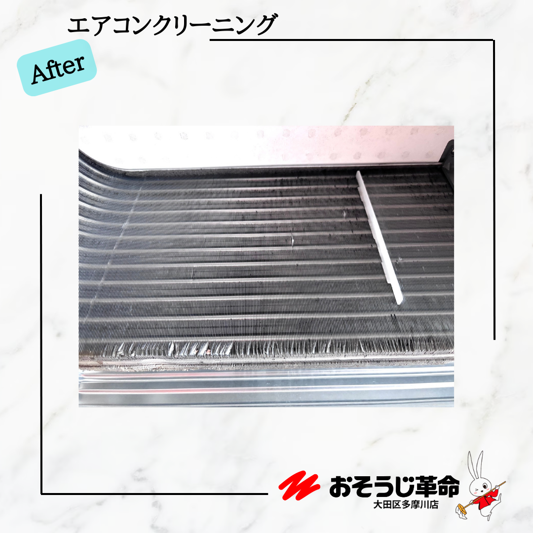 東京都大田区大森東の業務用天井埋め込みエアコンの作業後1