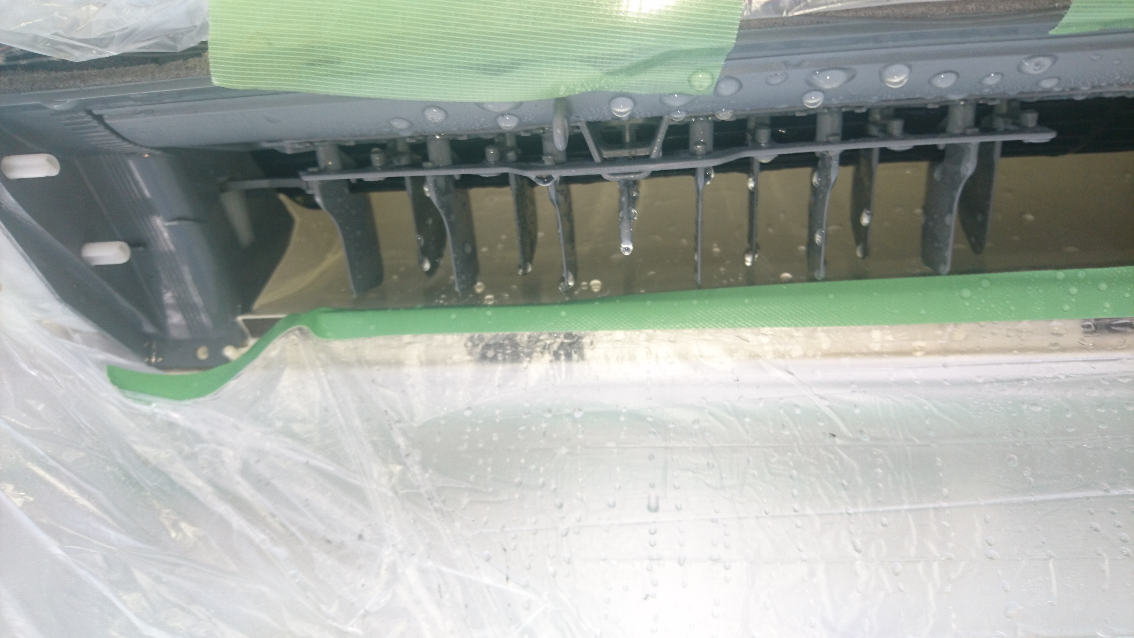 東京都東久留米市のお掃除機能付きエアコンの作業後1