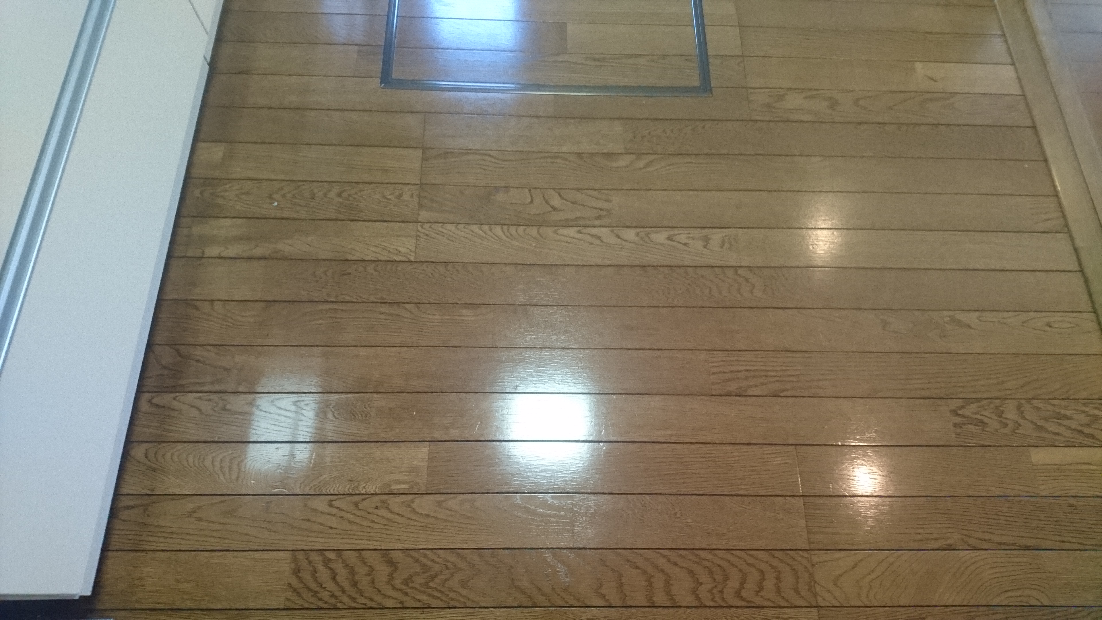 東京都小平市のフローリングクリーニングの作業後1