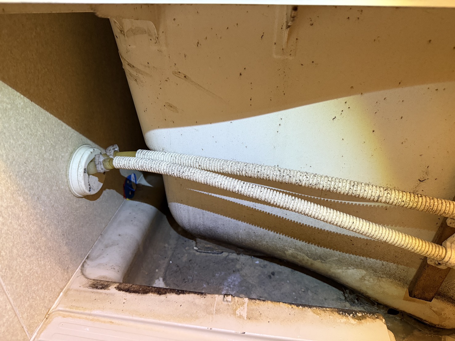 東京都中野区の浴室・お風呂クリーニングの作業前2