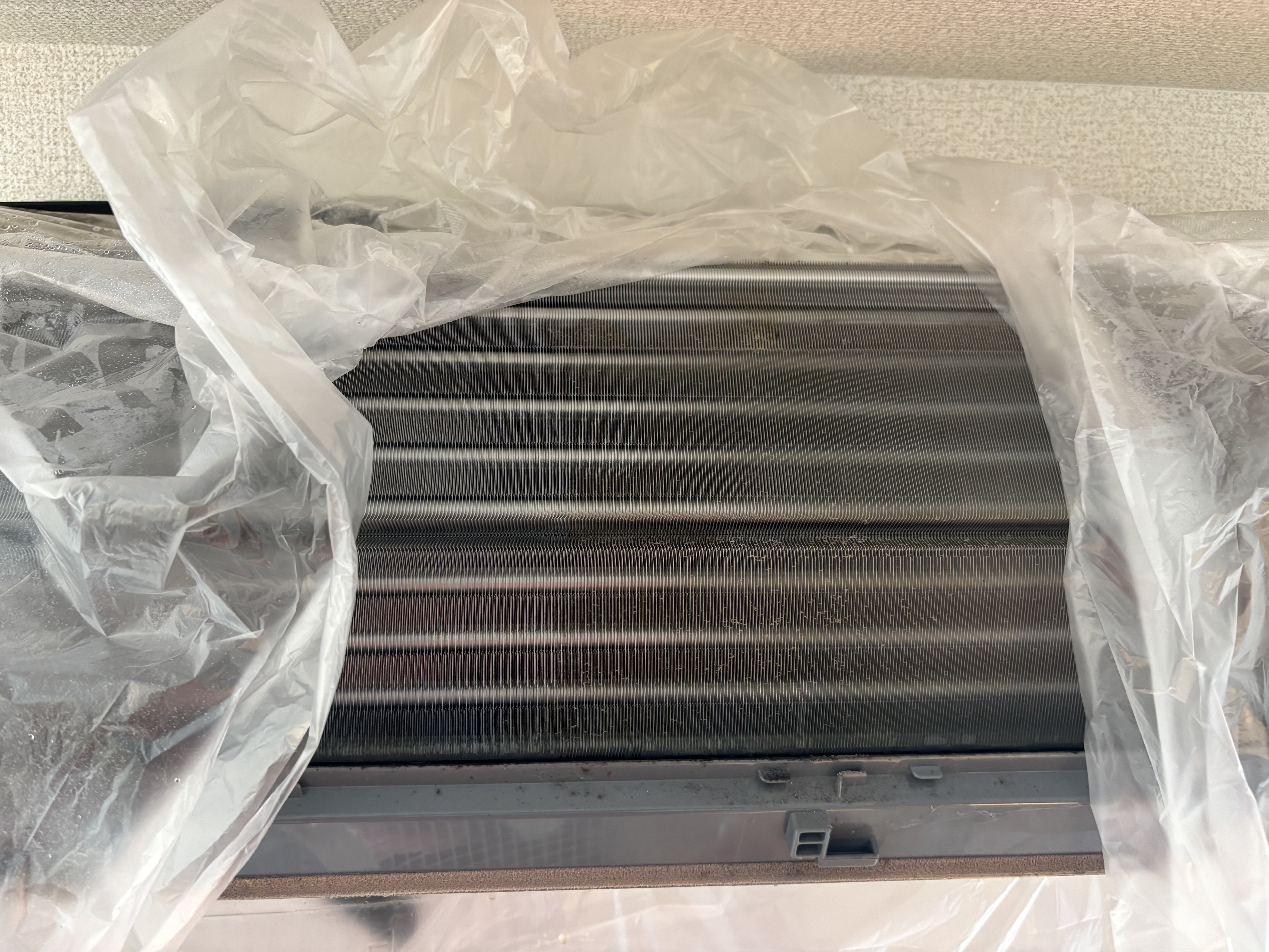 宮城県仙台市太白区西中田の壁掛けエアコンの作業前1