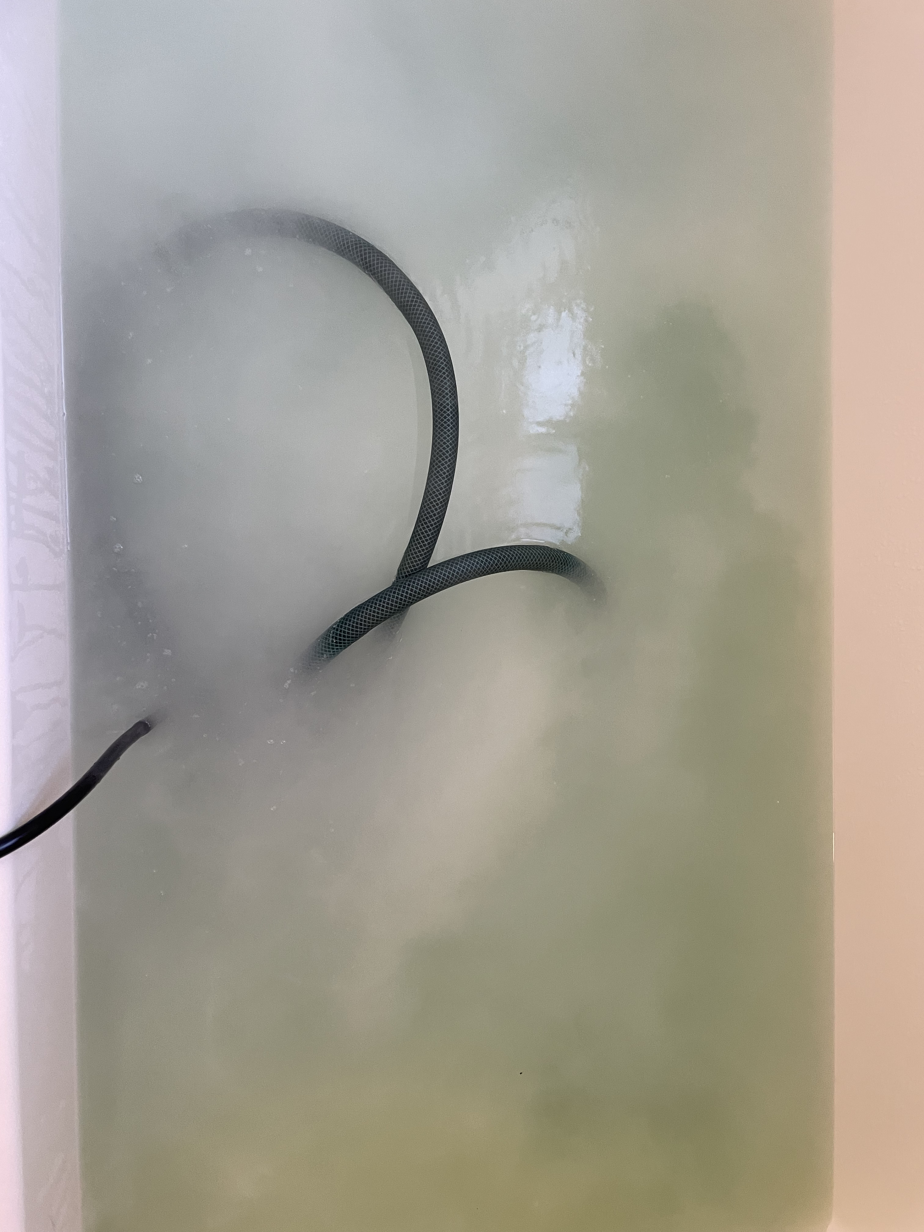 千葉県市川市原木の追い焚き配管除菌洗浄の作業前2