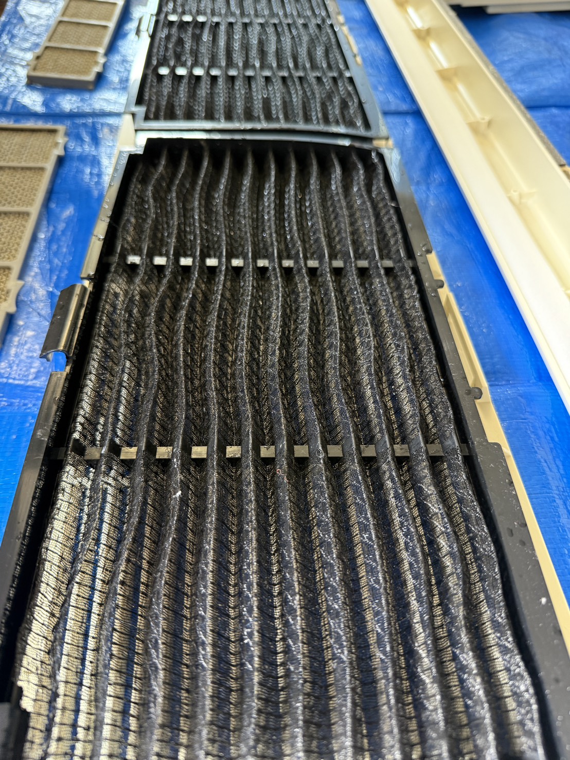 東京都渋谷区神宮前の家庭用天井埋め込みエアコンの作業後2