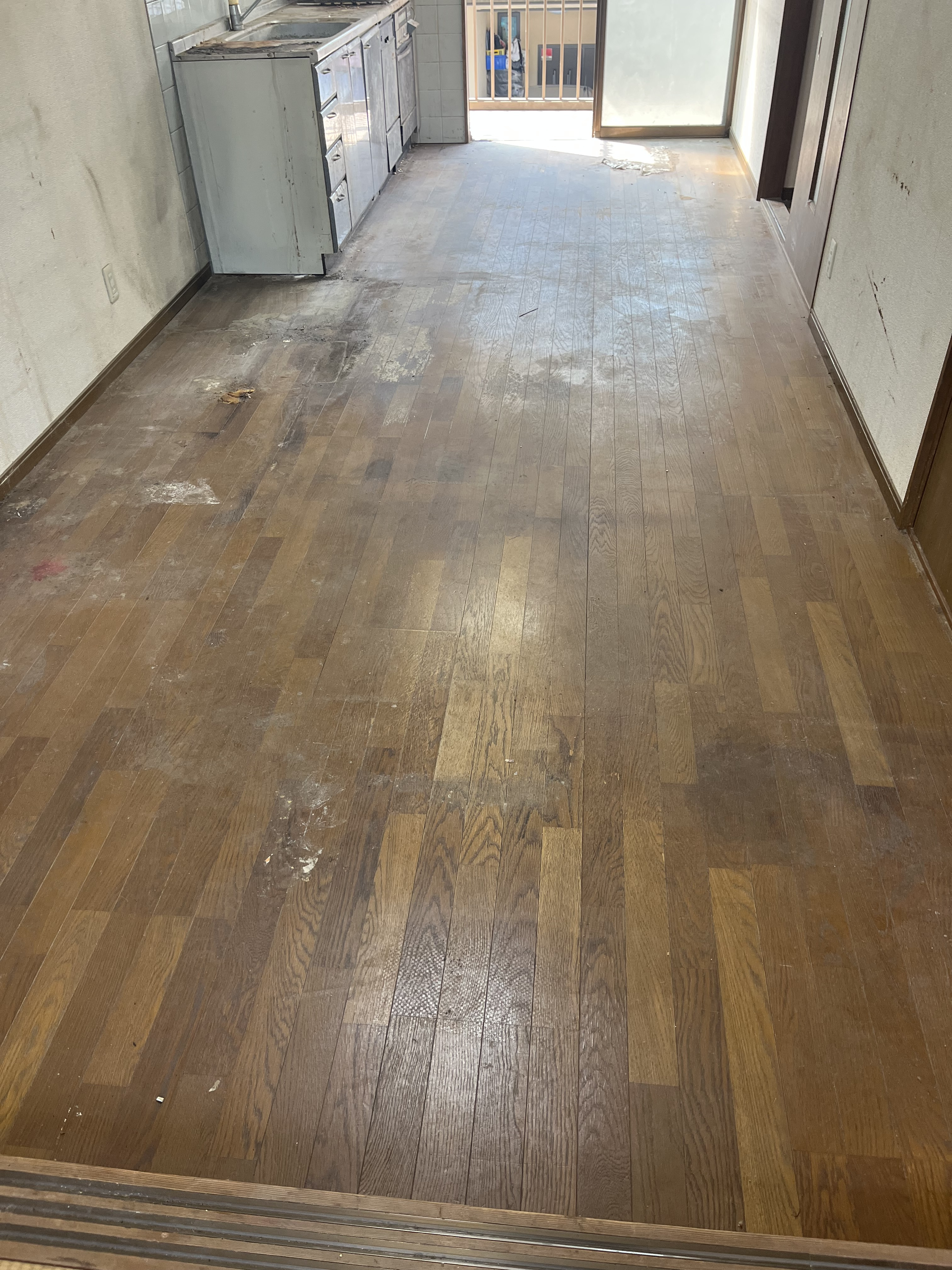 京都府京都市山科区東野北井ノ上町の中古住宅購入後の徹底クリーニングの作業前2