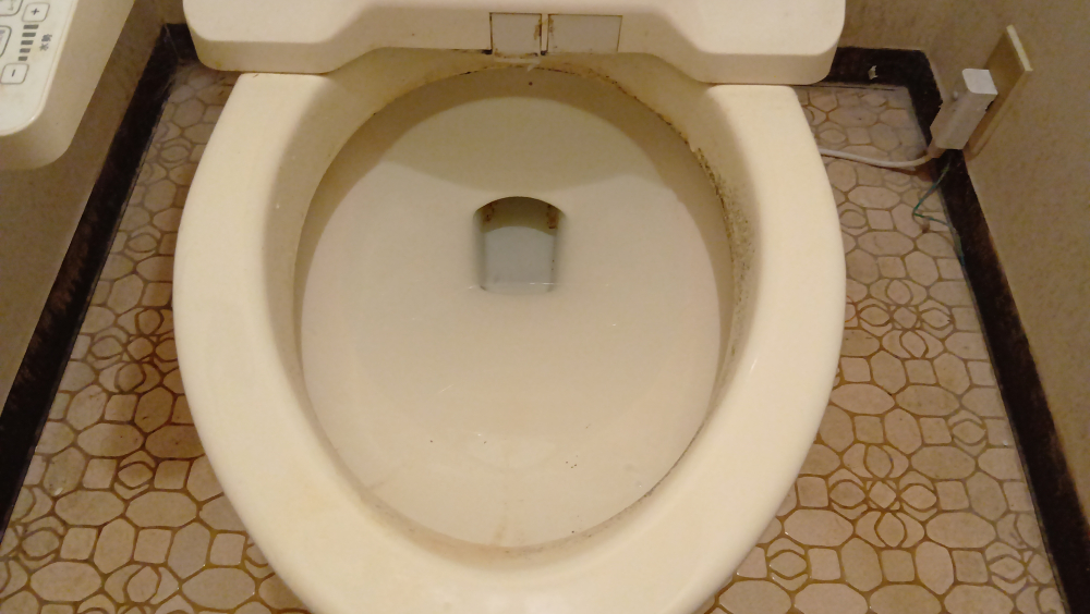 東京都文京区湯島のトイレクリーニングの作業前1