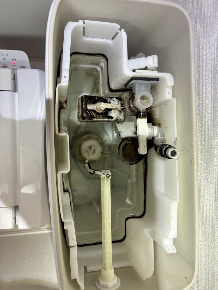 千葉県千葉市花見川区畑町のトイレクリーニングの作業前1