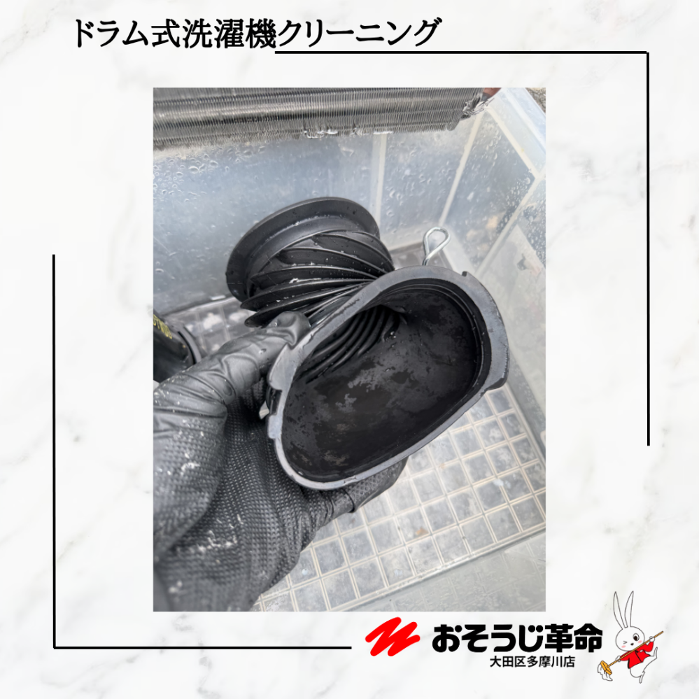 東京都大田区池上の洗濯機分解クリーニングの作業後2
