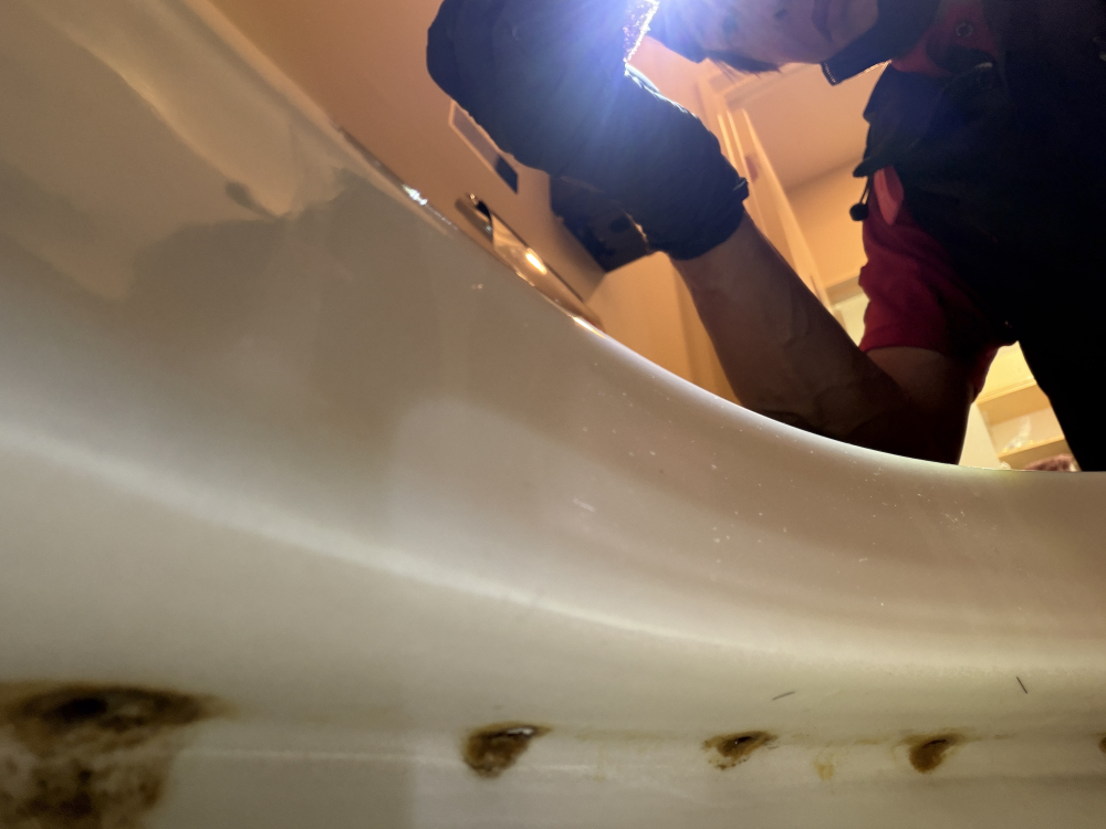 兵庫県川西市美山台のトイレクリーニングの作業前2