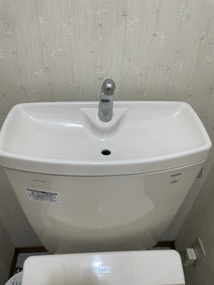 茨城県牛久市南のトイレクリーニングの作業後2