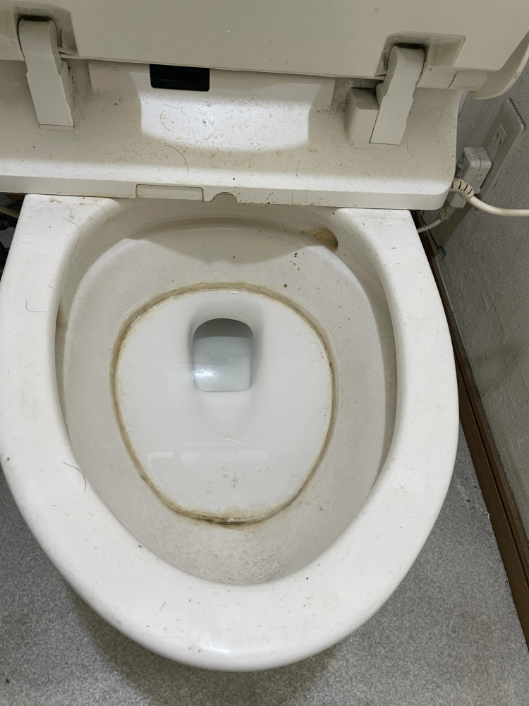 茨城県牛久市南のトイレクリーニングの作業前1