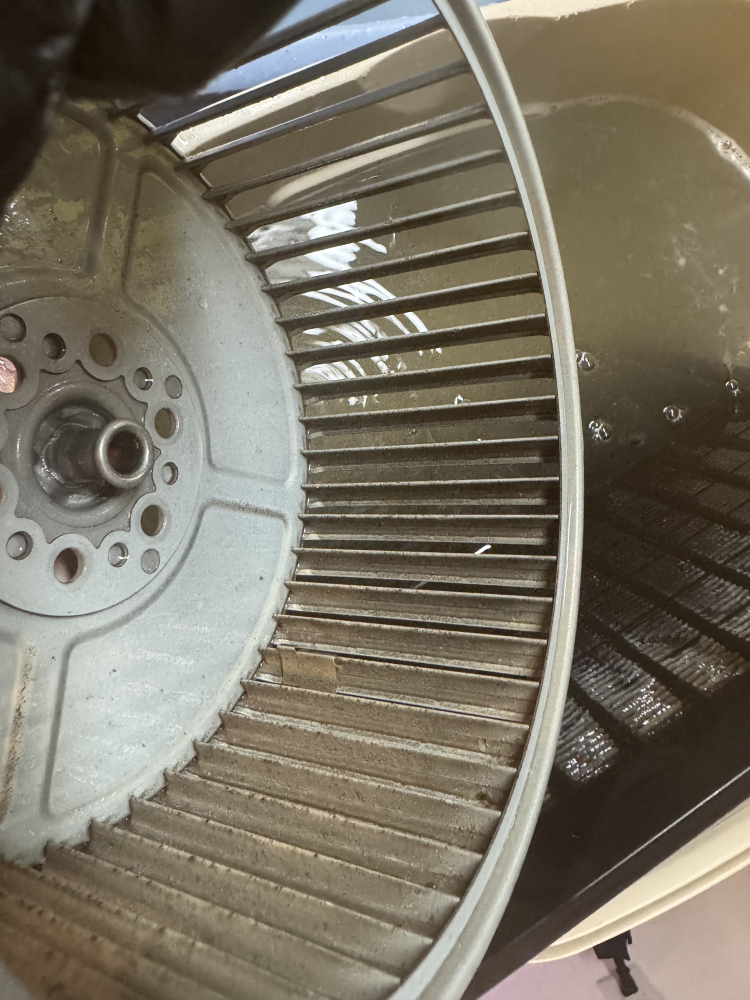 兵庫県西宮市のレンジフードクリーニングの作業前1