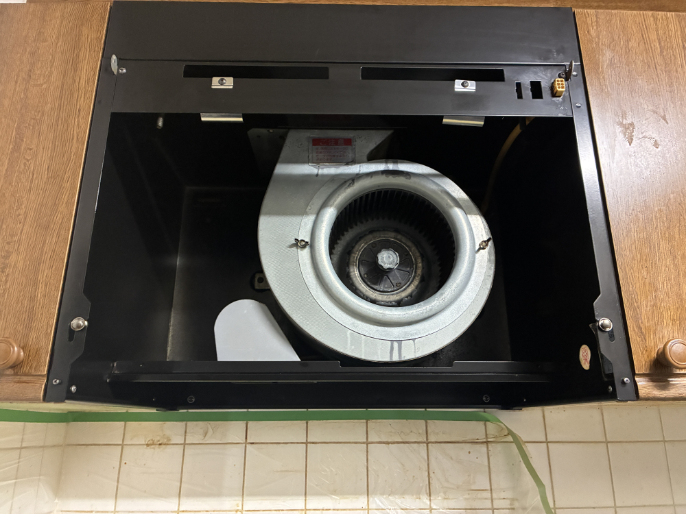 茨城県取手市のレンジフードクリーニングの作業後1