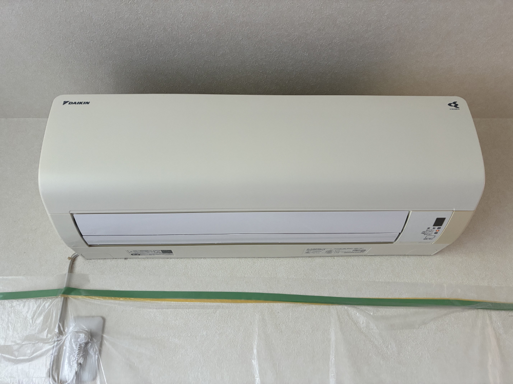 栃木県塩谷郡高根沢町のお掃除機能付きエアコンの作業後1
