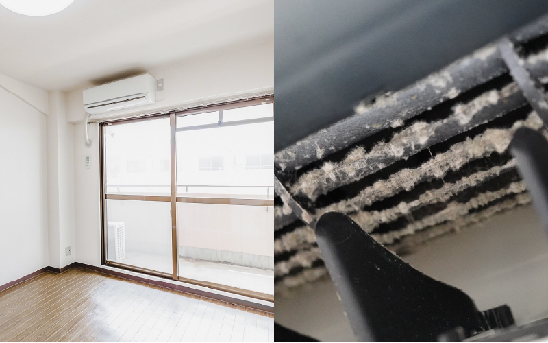 ワンルームのエアコンはなぜ汚れやすいのか？