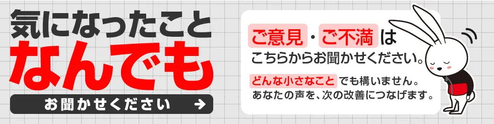気になったことなんでもお聞かせください